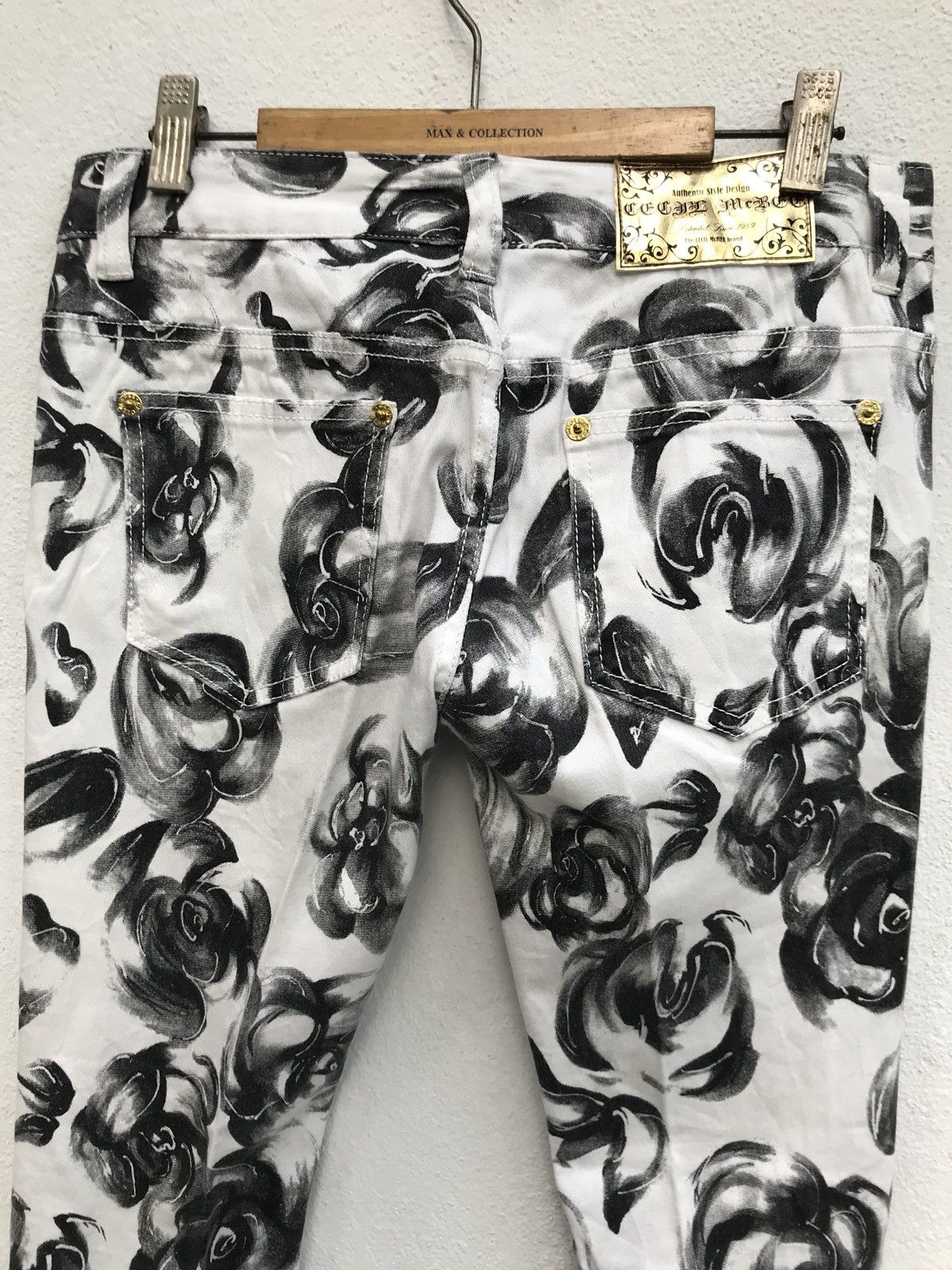 Designer × Japanese Brand Japanese Brand CECIL MCBEE Skinny Fit Fullprinted Size US 28 / EU 44 - 4 Thumbnail