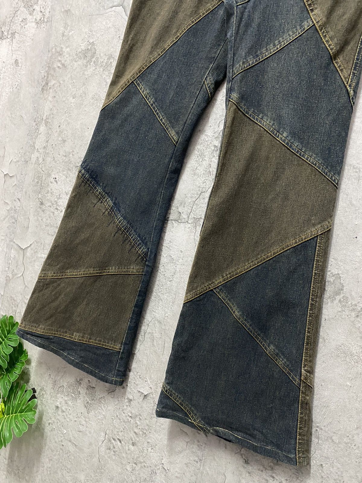 Tornado Mart SS03 Tornado Mart Super Sick Reconstruct Flared Denim Pants Size US 30 / EU 46 - 6 Thumbnail