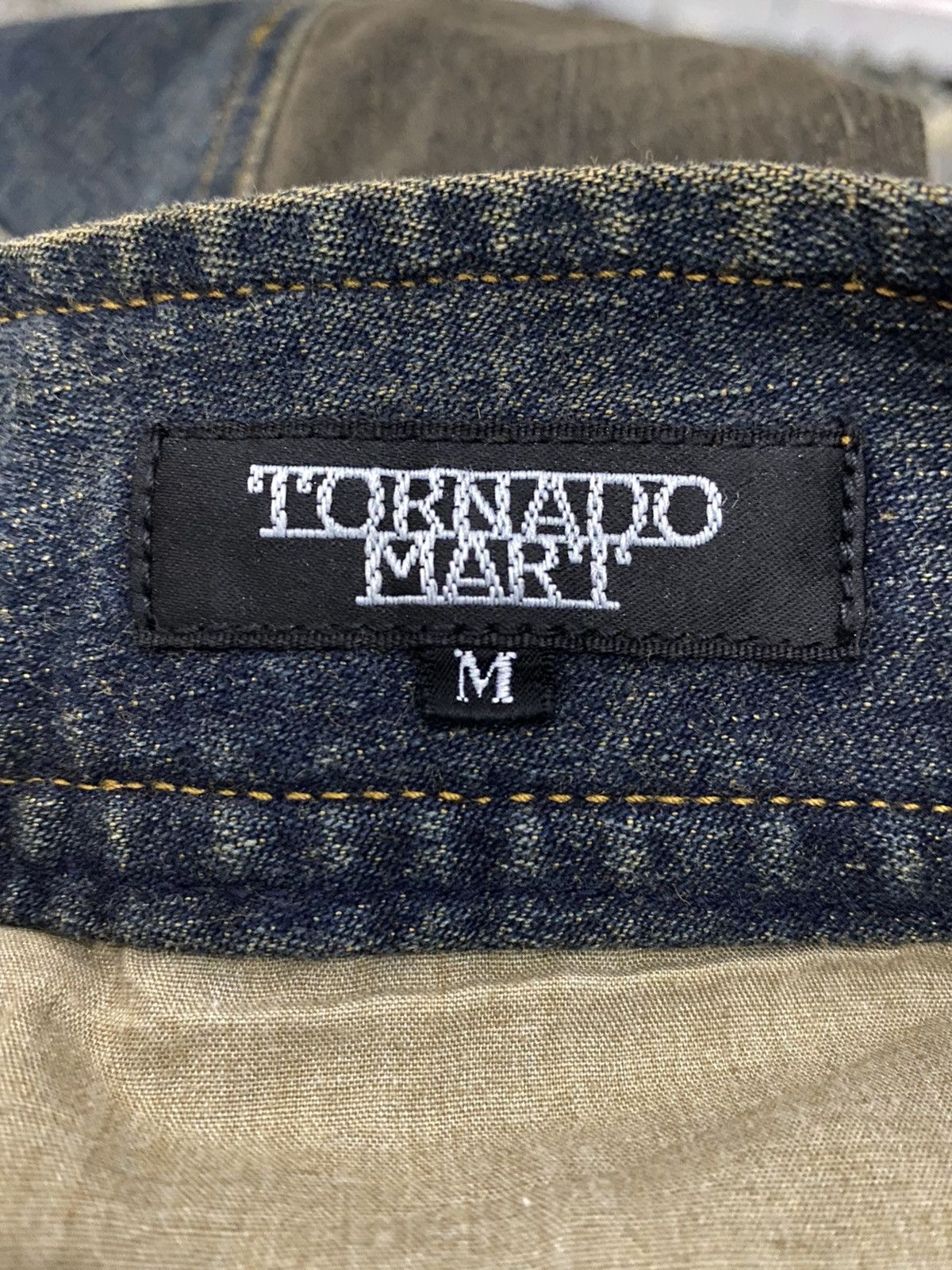 Tornado Mart SS03 Tornado Mart Super Sick Reconstruct Flared Denim Pants Size US 30 / EU 46 - 21 Thumbnail