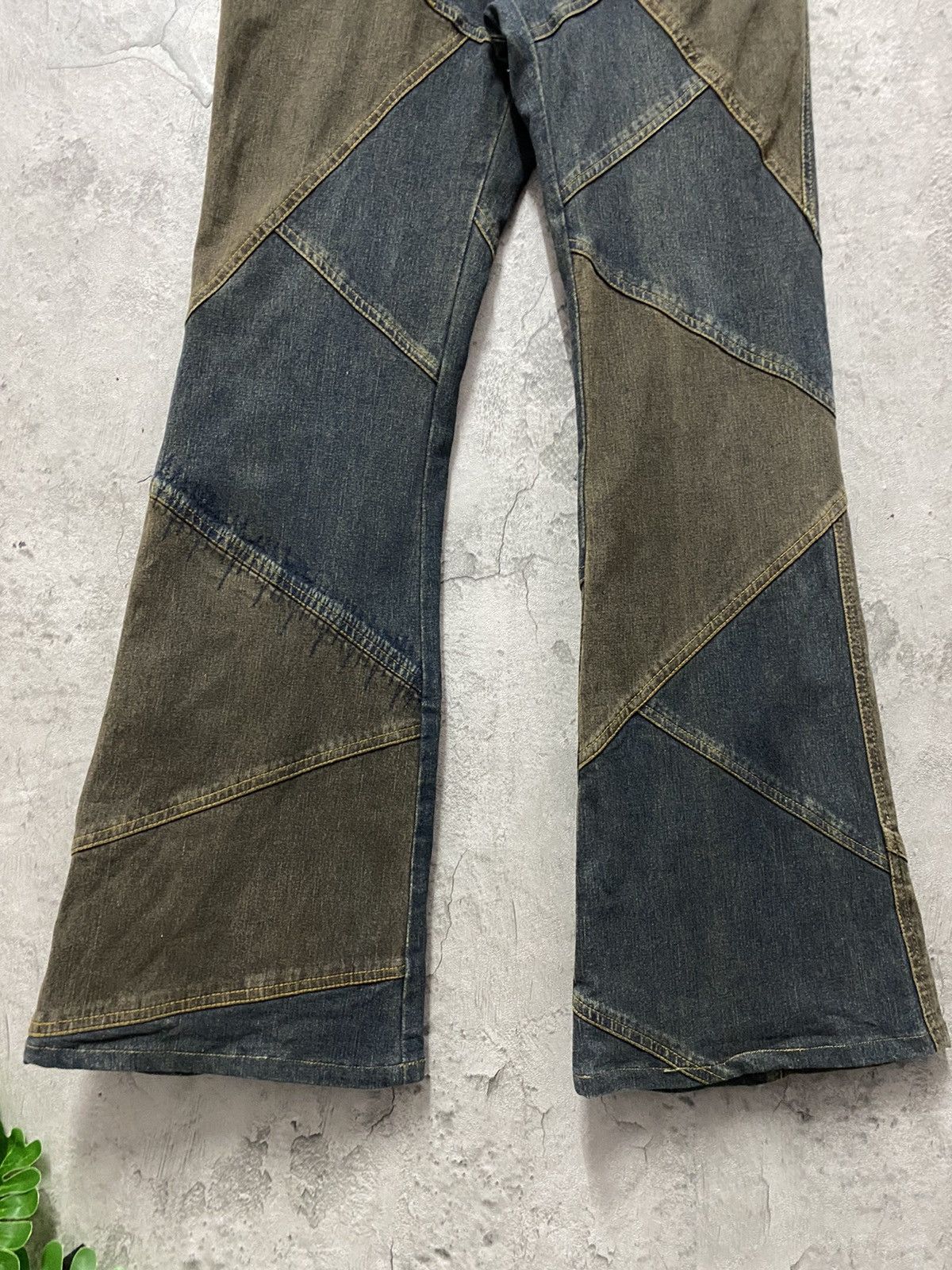 Tornado Mart SS03 Tornado Mart Super Sick Reconstruct Flared Denim Pants Size US 30 / EU 46 - 5 Thumbnail