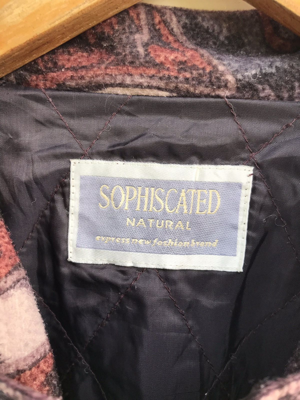 Art Comes First × Japanese Brand Japanese Brand Sophisticated Patchwork Fleece Bomber Jacket Size US M / EU 48-50 / 2 - 9 Thumbnail