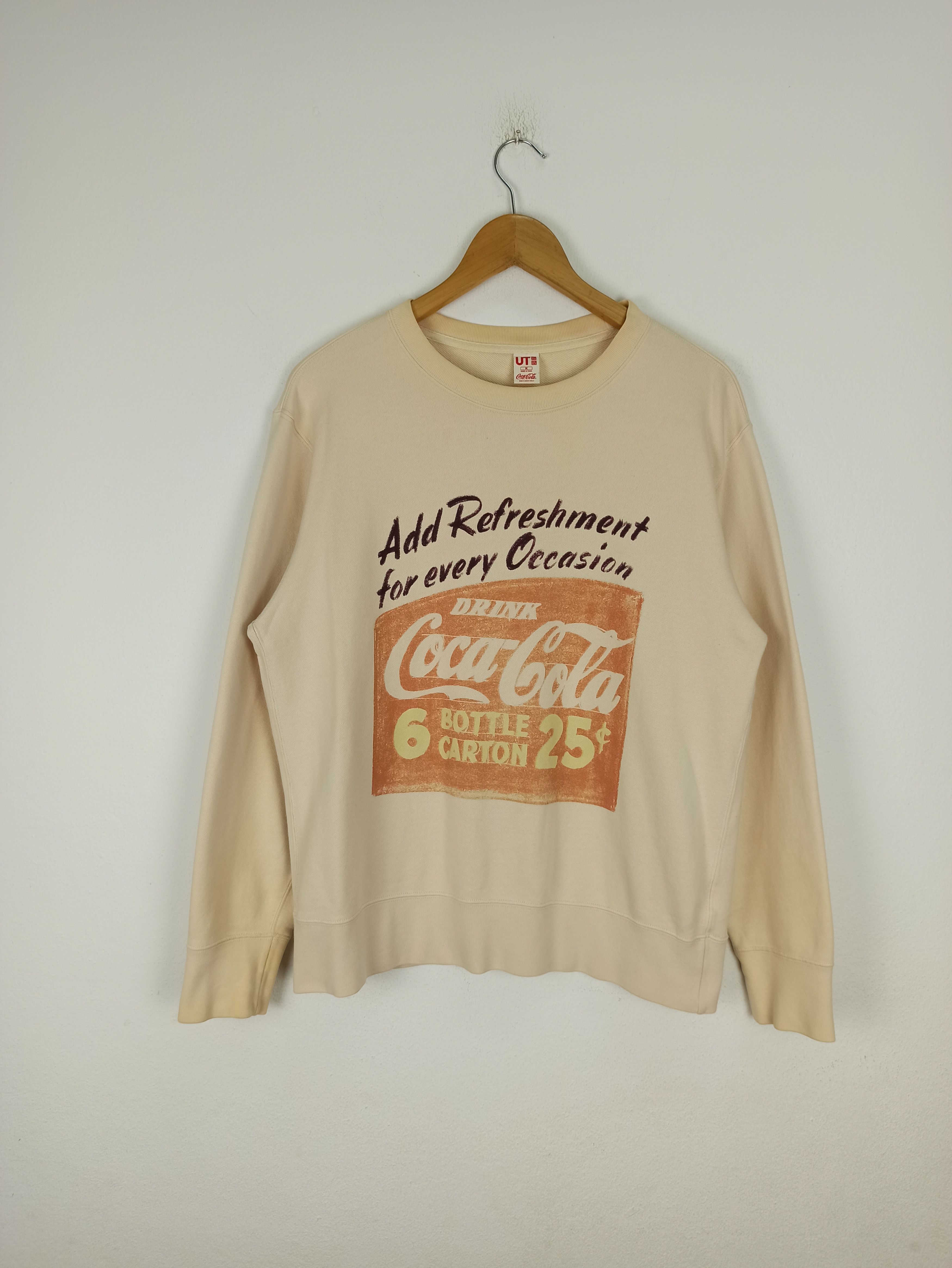 Coca Cola Coca Cola Uniqlo Sweatshirt big logo coca cola crewneck Size US M / EU 48-50 / 2 - 1 Thumbnail