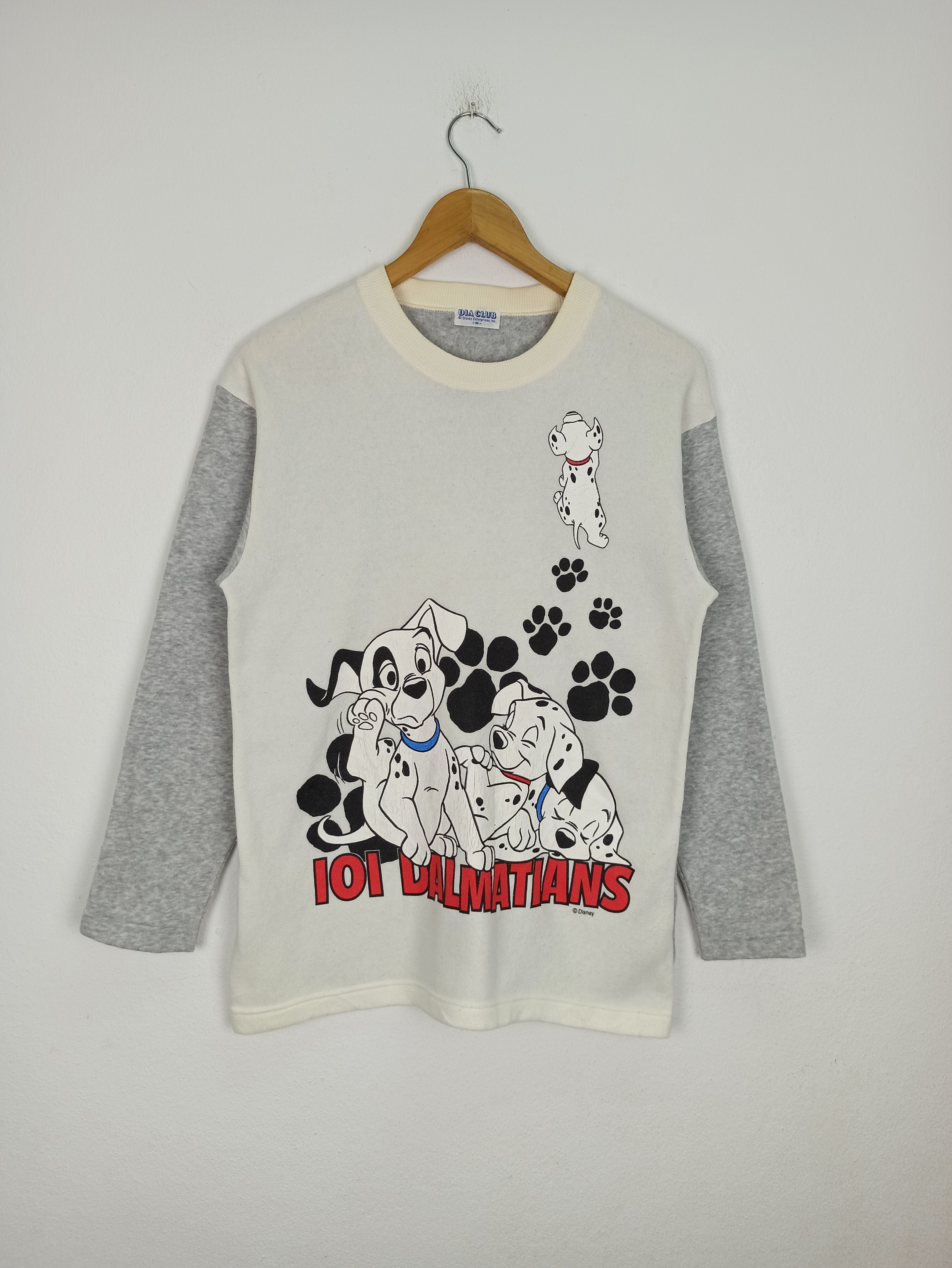 Anime Walt Disney 101 Dalmatians Sweatshirt Big Logo (c40) Size US M / EU 48-50 / 2 - 1 Thumbnail
