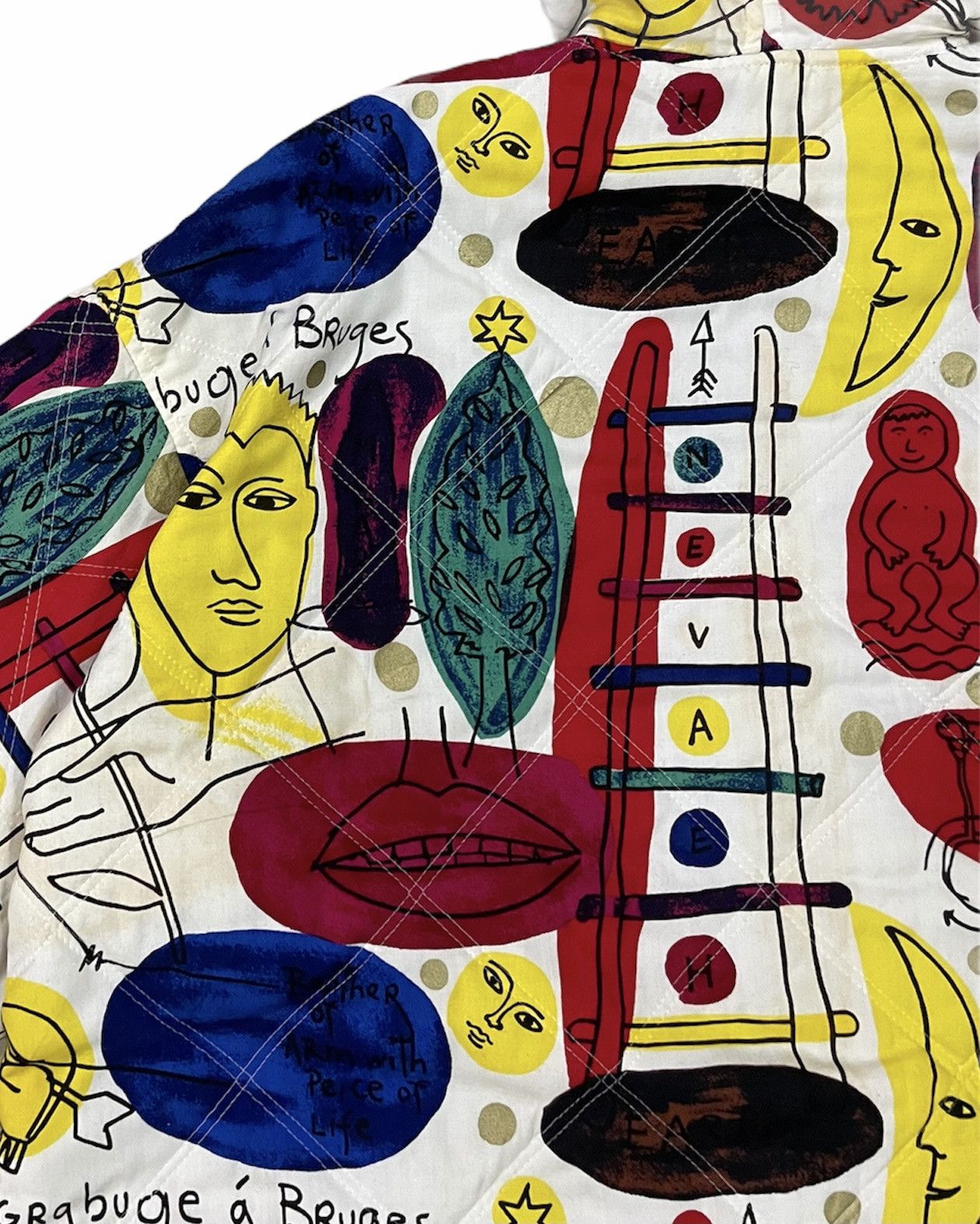 Jean Charles De Castelbajac ‼️ARCHIVED‼️Vtg Jean Charles De Castelbajac Fullprint Jacket Size US M / EU 48-50 / 2 - 12 Thumbnail