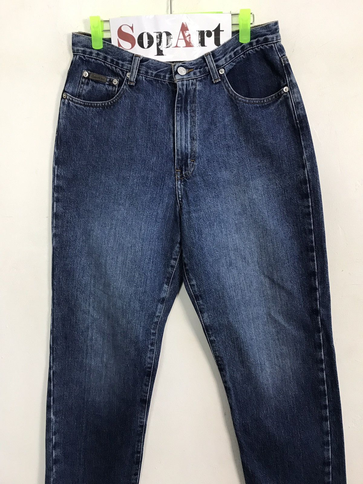 Calvin Klein × Vintage Vintage Calvin Klein Indigo denim Jeans Size US 30 / EU 46 - 2 Thumbnail