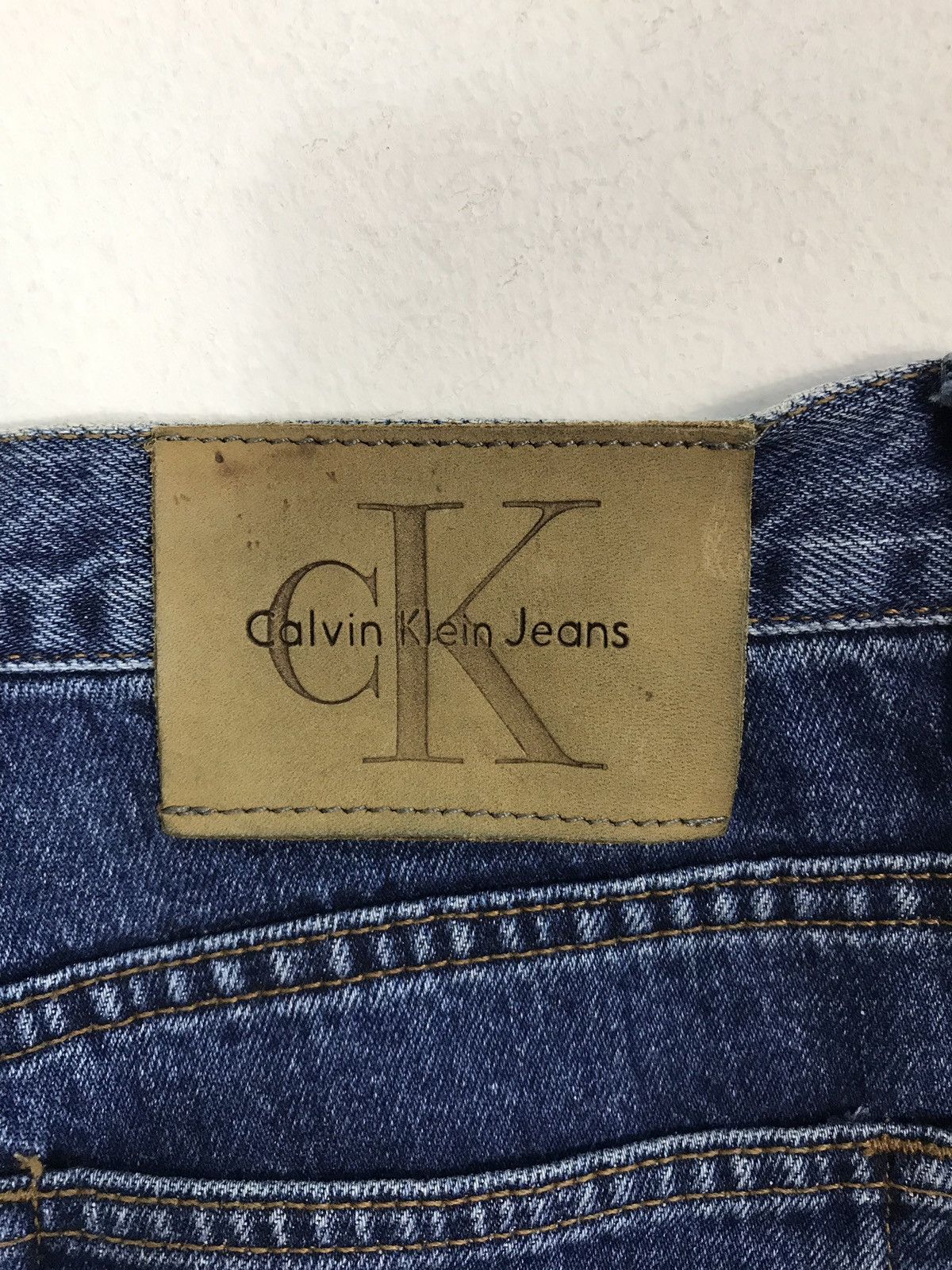 Calvin Klein × Vintage Vintage Calvin Klein Indigo denim Jeans Size US 30 / EU 46 - 11 Thumbnail