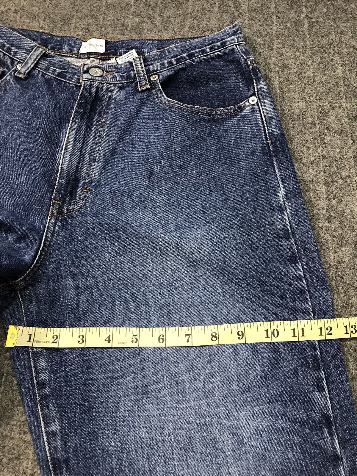 Calvin Klein × Vintage Vintage Calvin Klein Indigo denim Jeans Size US 30 / EU 46 - 17 Thumbnail