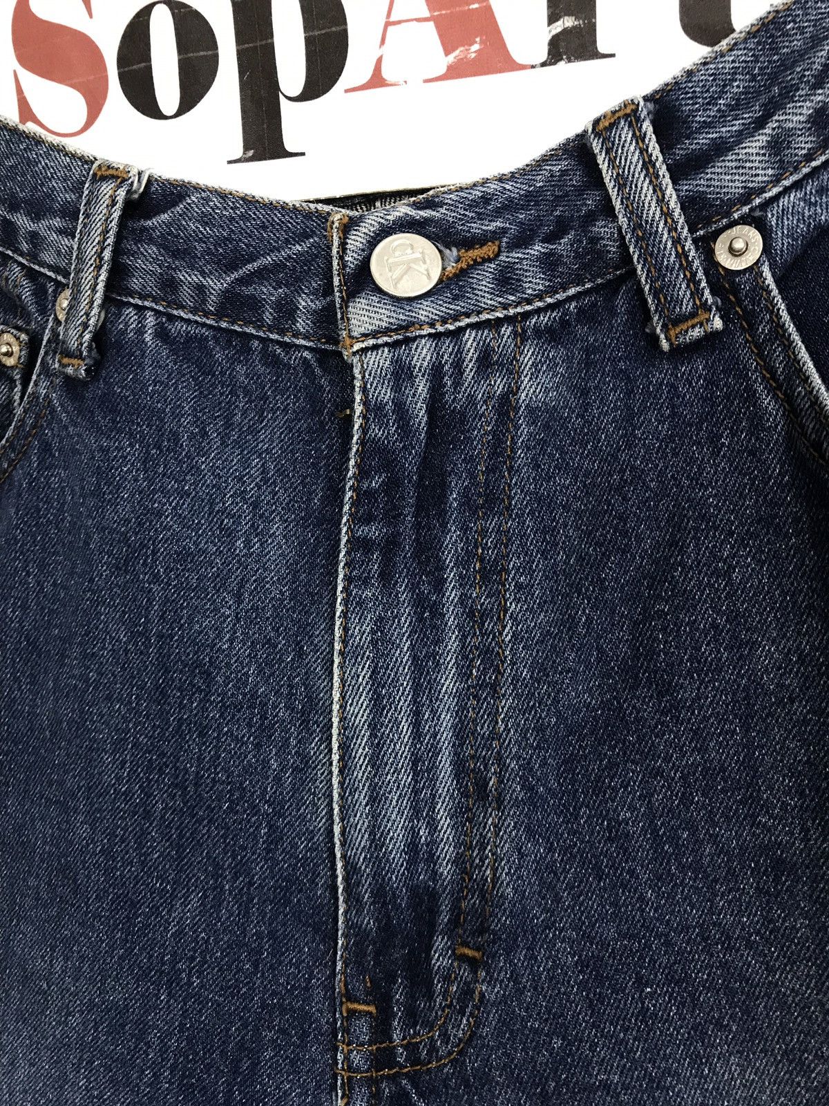 Calvin Klein × Vintage Vintage Calvin Klein Indigo denim Jeans Size US 30 / EU 46 - 5 Thumbnail