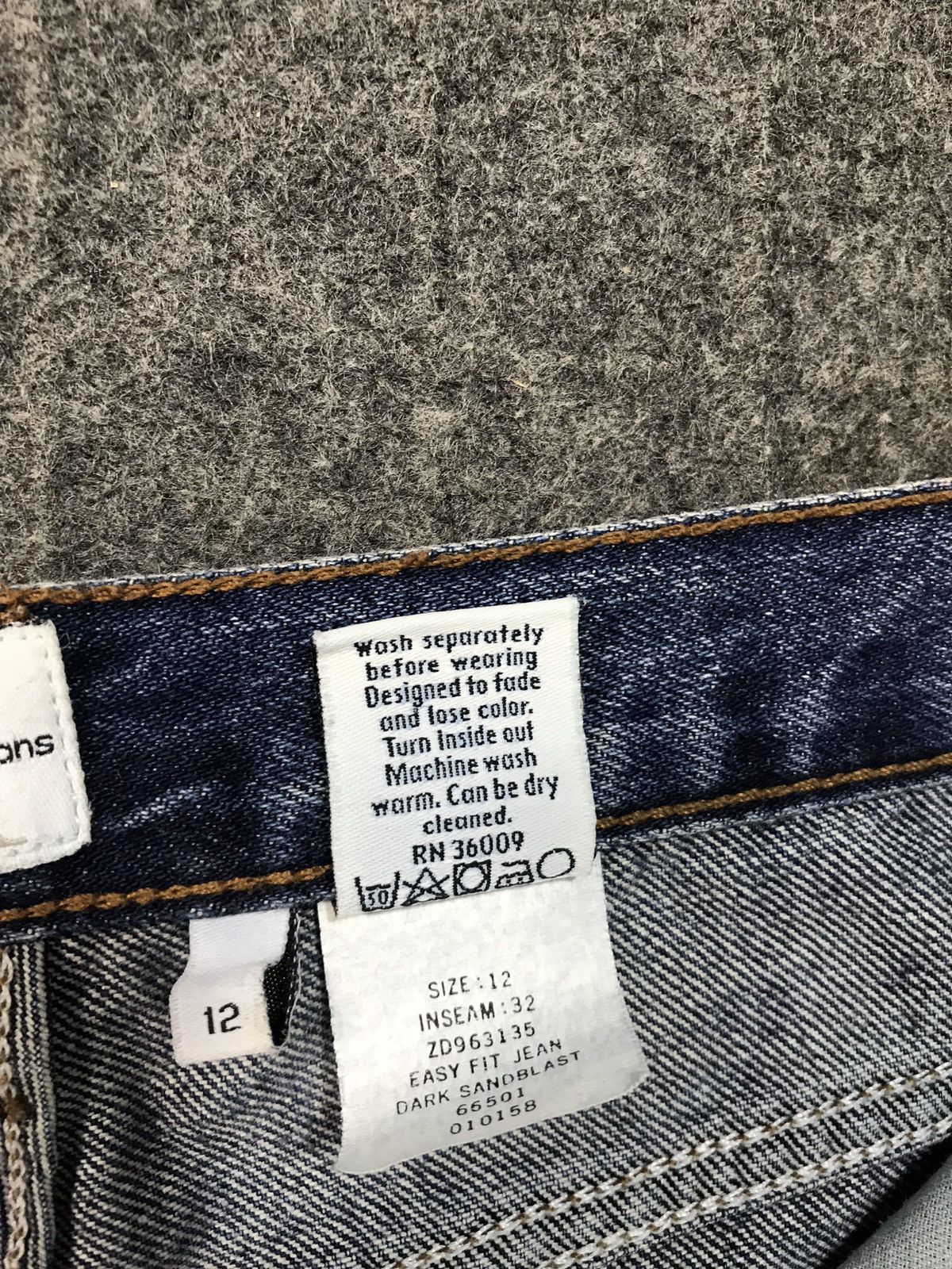 Calvin Klein × Vintage Vintage Calvin Klein Indigo denim Jeans Size US 30 / EU 46 - 13 Thumbnail