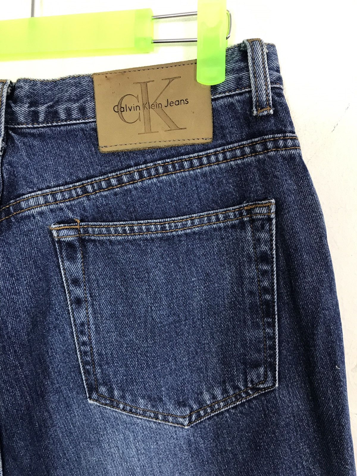 Calvin Klein × Vintage Vintage Calvin Klein Indigo denim Jeans Size US 30 / EU 46 - 9 Thumbnail