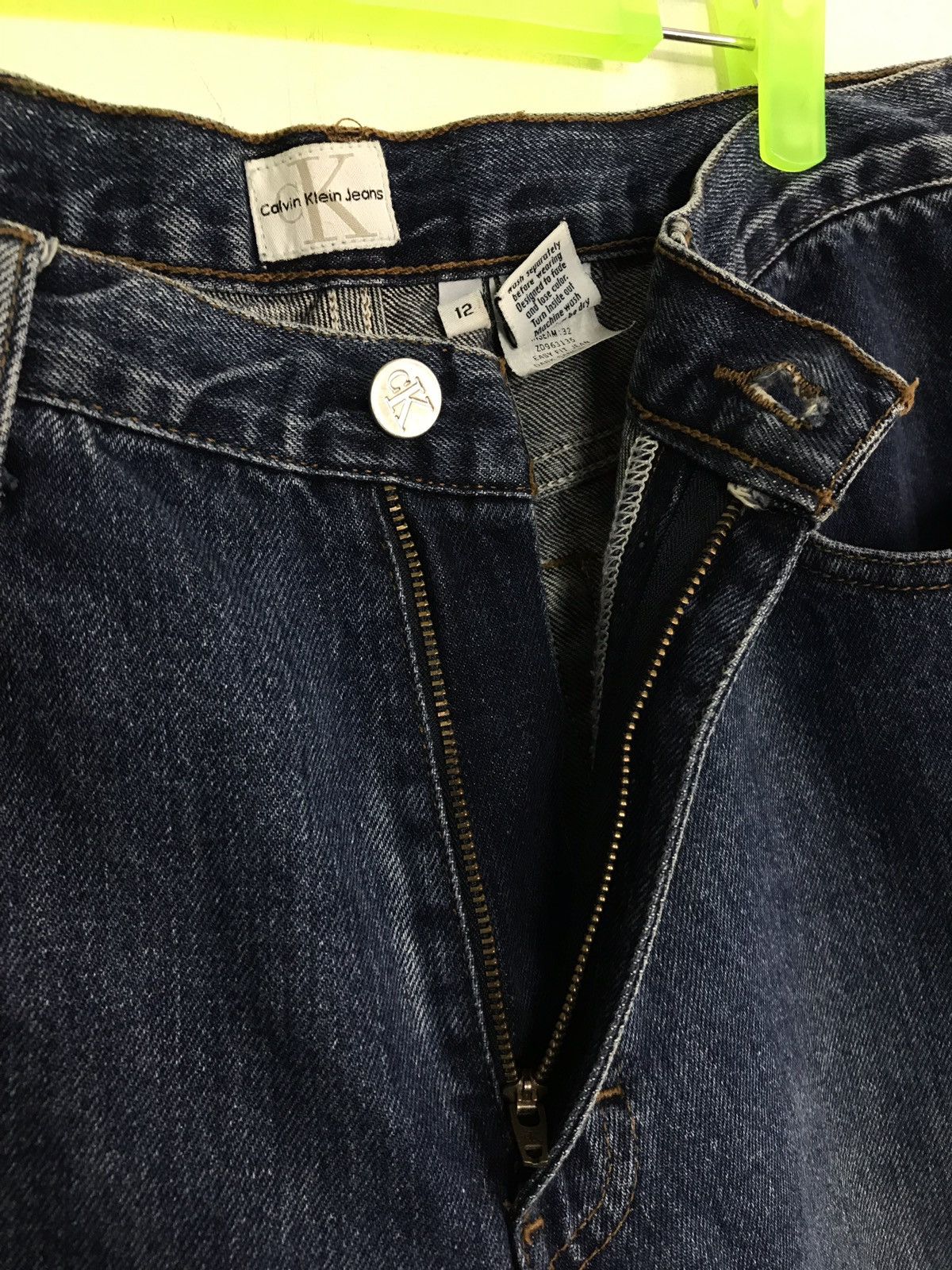 Calvin Klein × Vintage Vintage Calvin Klein Indigo denim Jeans Size US 30 / EU 46 - 7 Thumbnail