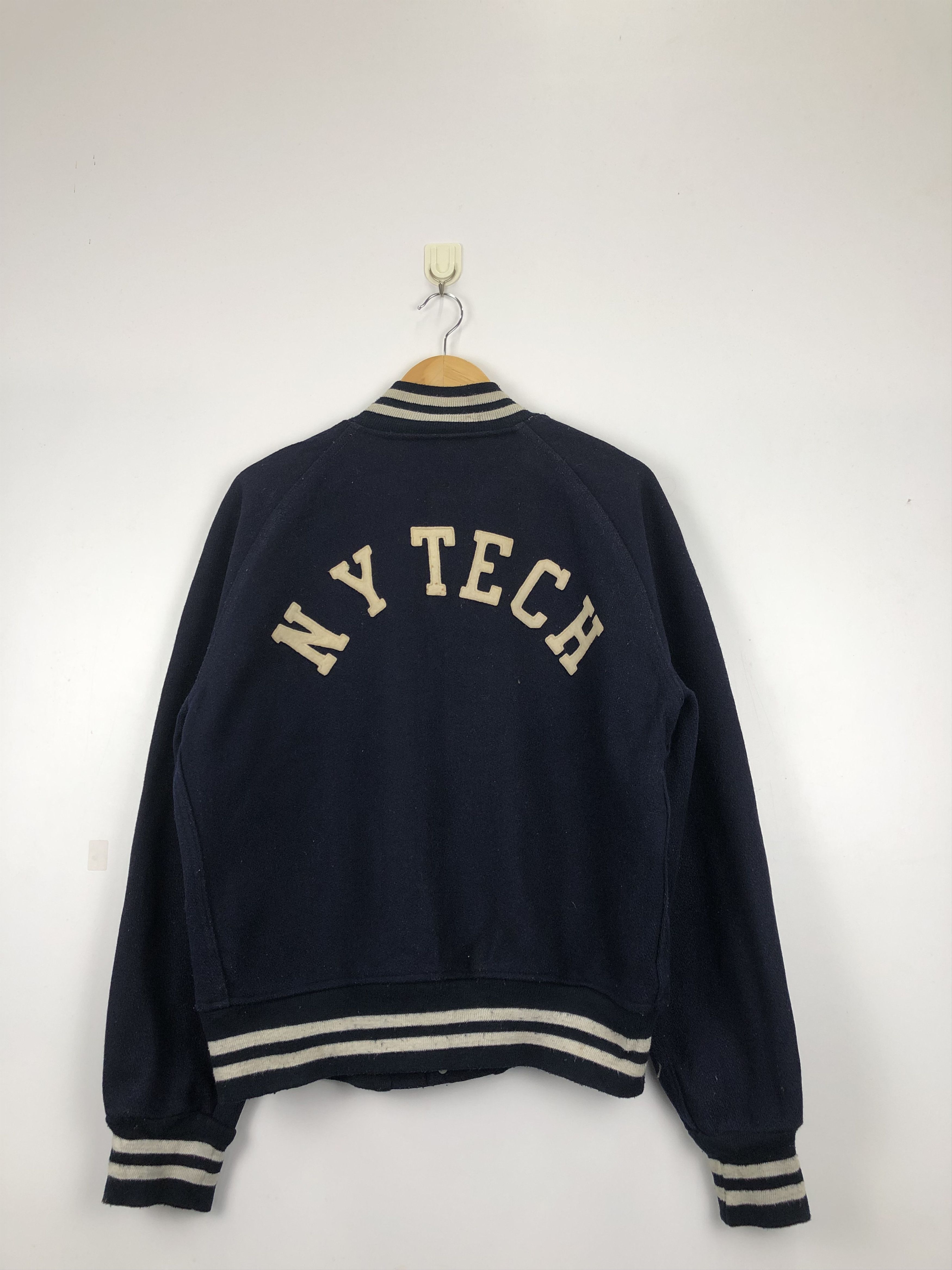 Vintage Vintage 80s Maple Ny Tech Wool Varsity Jacket Size US M / EU 48-50 / 2 - 1 Thumbnail