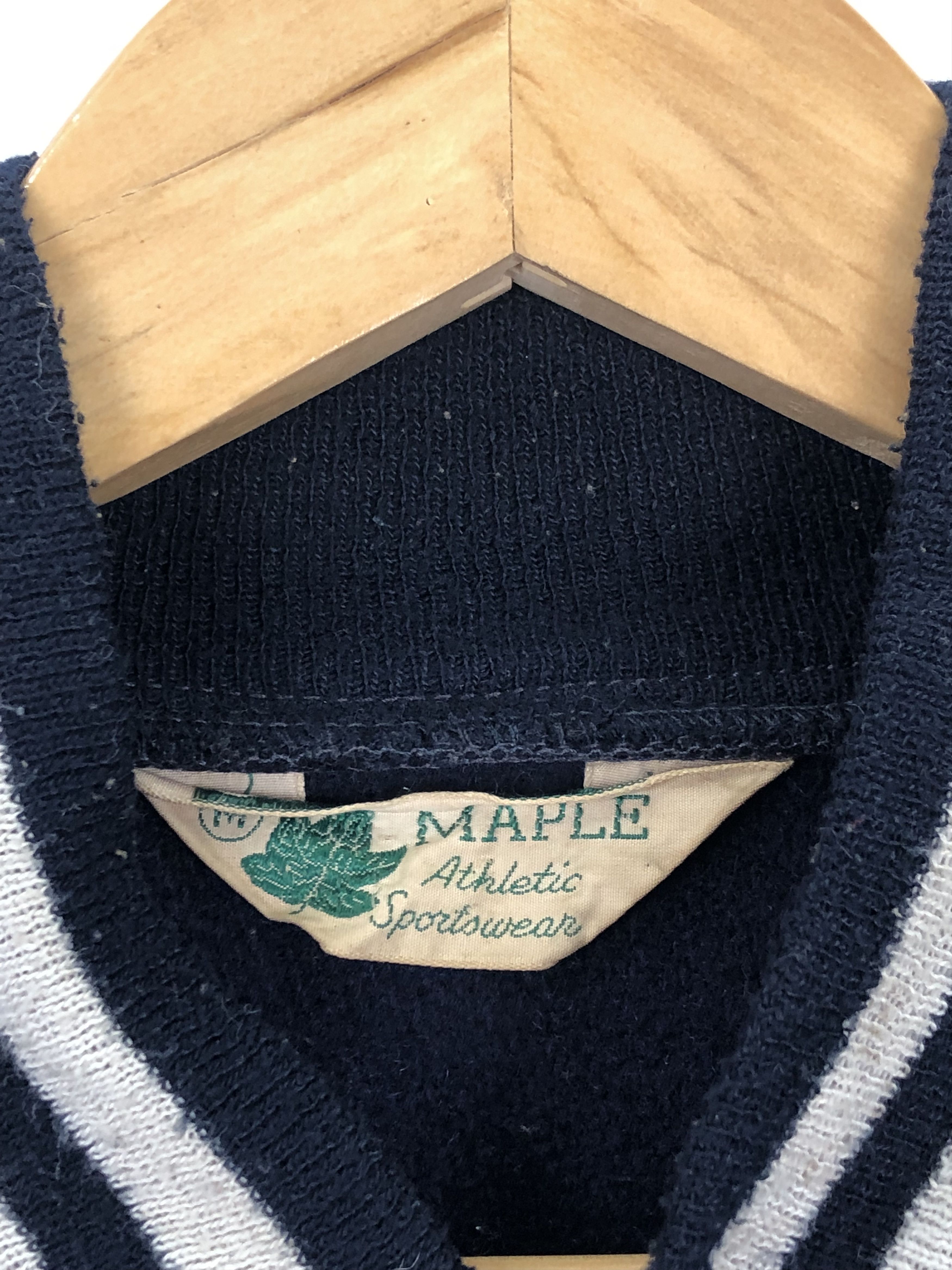 Vintage Vintage 80s Maple Ny Tech Wool Varsity Jacket Size US M / EU 48-50 / 2 - 5 Thumbnail