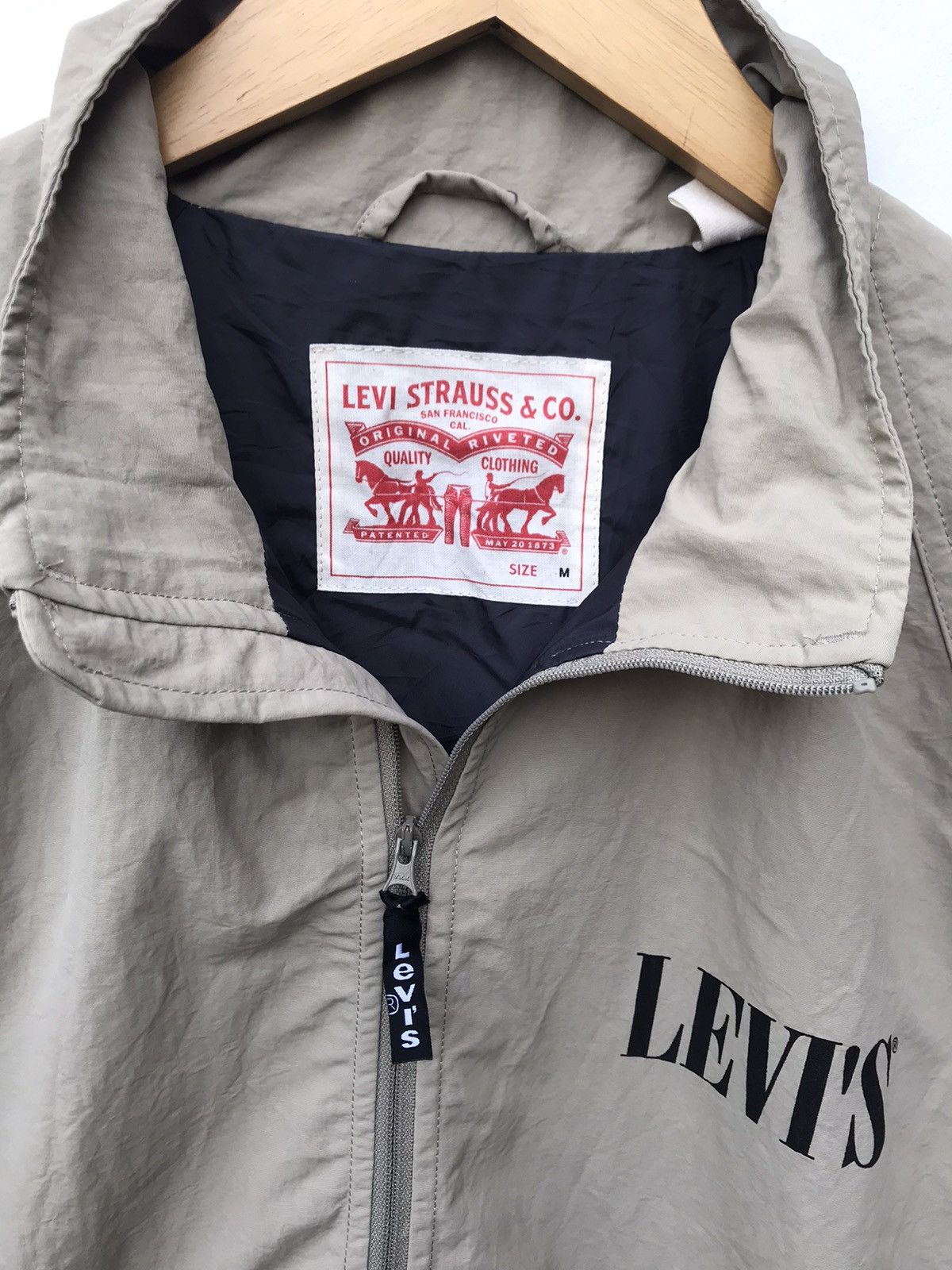 Levi's Levi’s Spellout Windbreaker Jacket Size US M / EU 48-50 / 2 - 2 Thumbnail