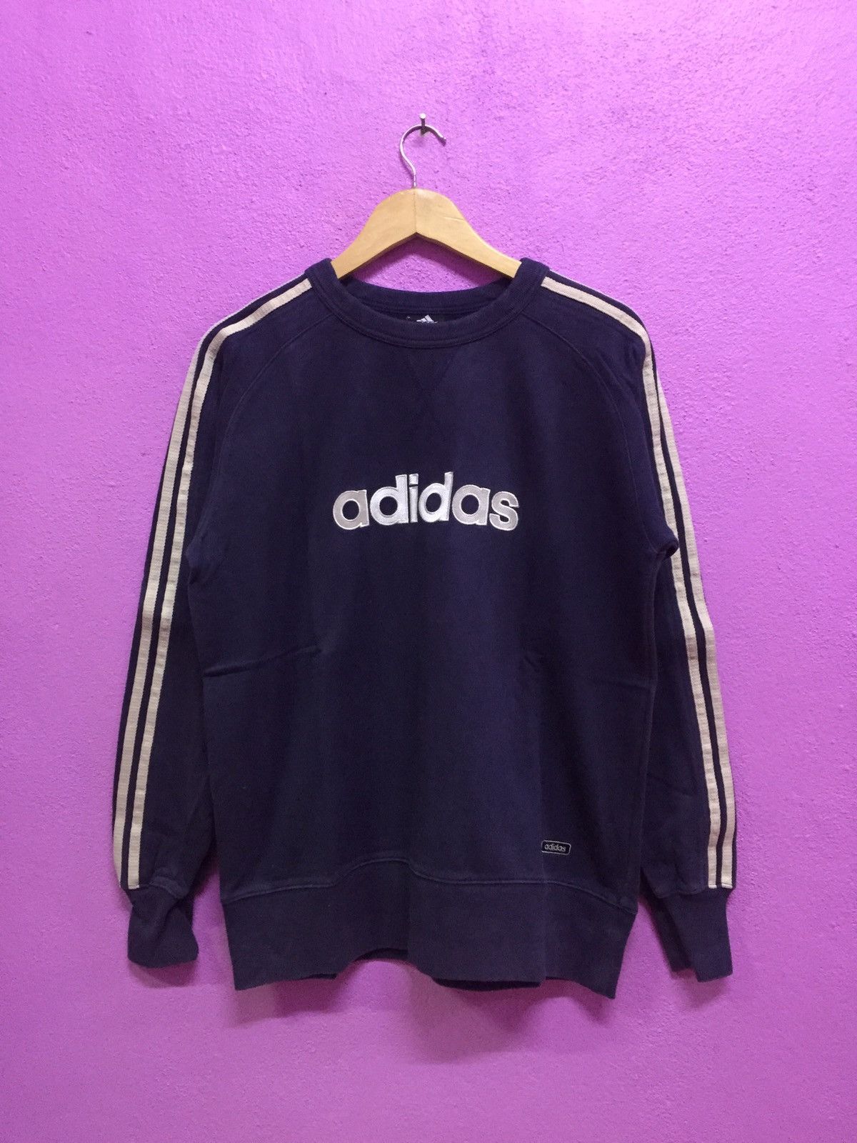 Adidas Vintage 90's Adidas Sweatshirts Size L Size US L / EU 52-54 / 3 - 1 Thumbnail