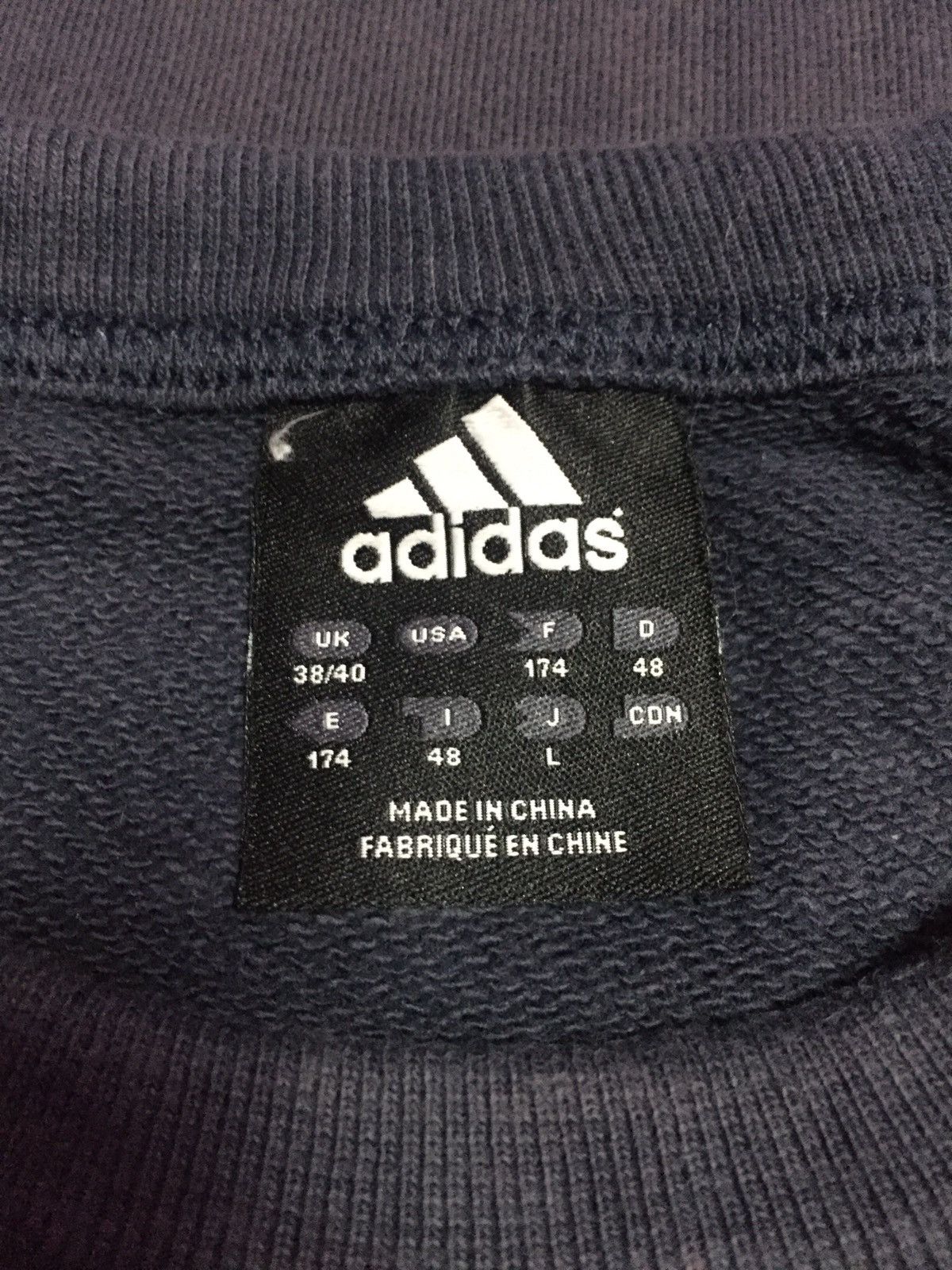 Adidas Vintage 90's Adidas Sweatshirts Size L Size US L / EU 52-54 / 3 - 3 Thumbnail