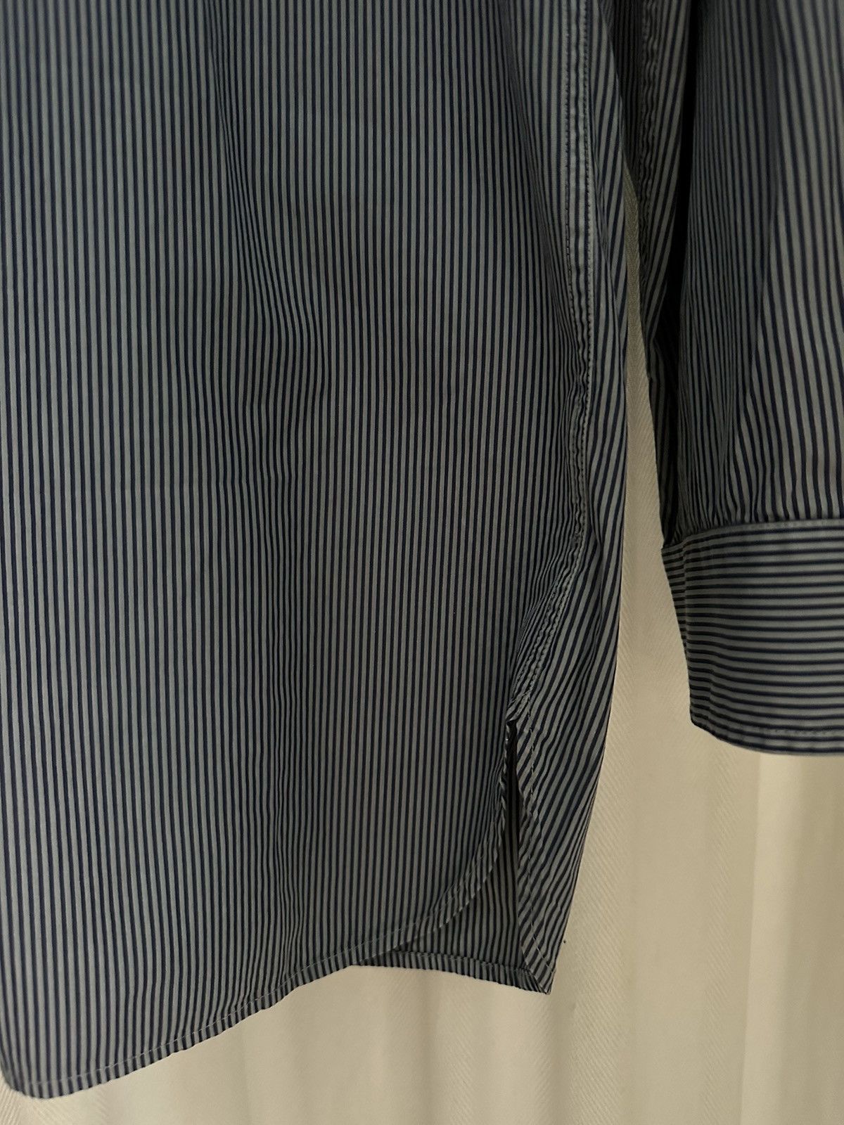 Dries Van Noten Dries Van Noten Pinstripe Poplin Popover Tunic Size US S / EU 44-46 / 1 - 5 Thumbnail