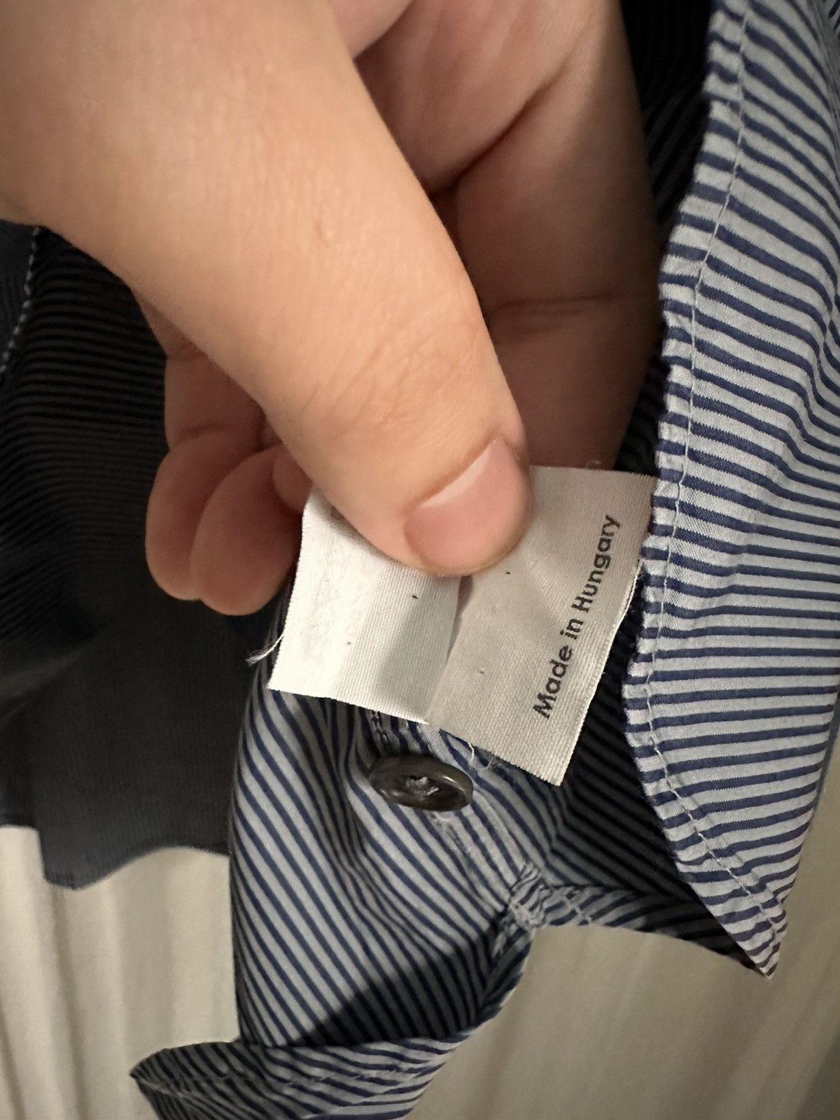 Dries Van Noten Dries Van Noten Pinstripe Poplin Popover Tunic Size US S / EU 44-46 / 1 - 6 Thumbnail