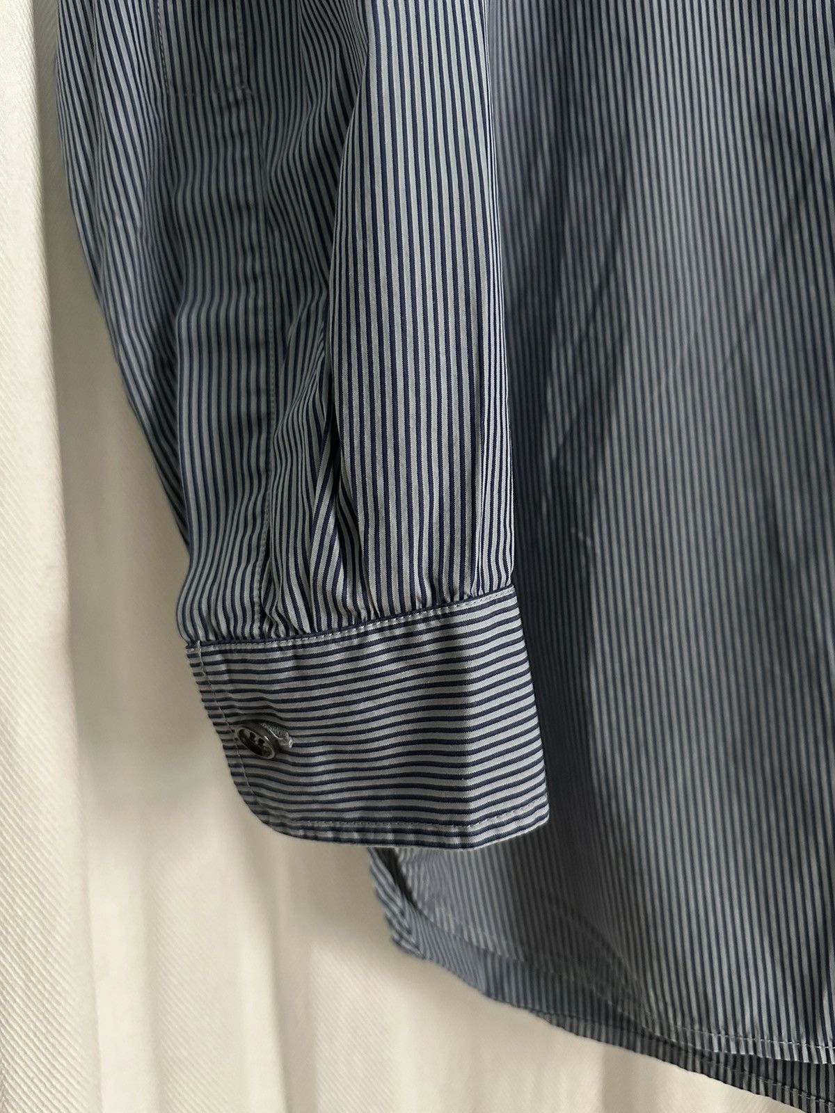 Dries Van Noten Dries Van Noten Pinstripe Poplin Popover Tunic Size US S / EU 44-46 / 1 - 4 Thumbnail