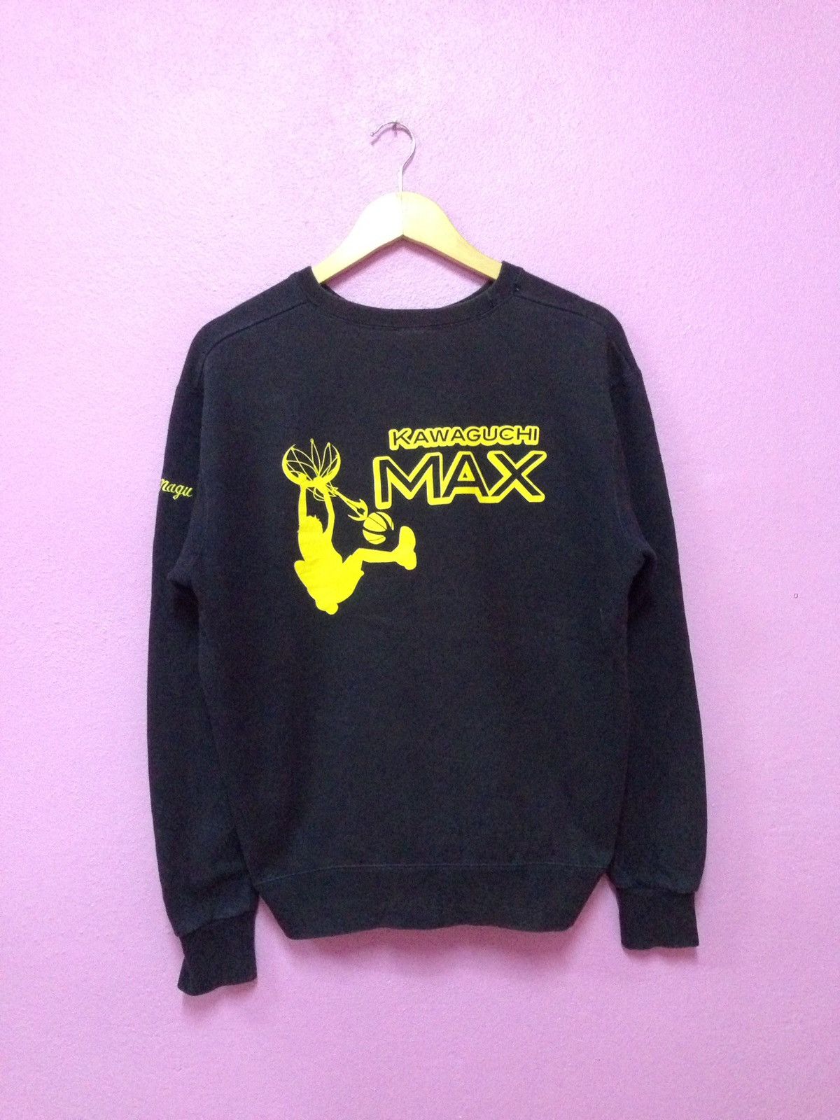 Vintage Vintage 90's Basketball Kawaguchi Max Sweatshirts Size M Size US M / EU 48-50 / 2 - 1 Thumbnail