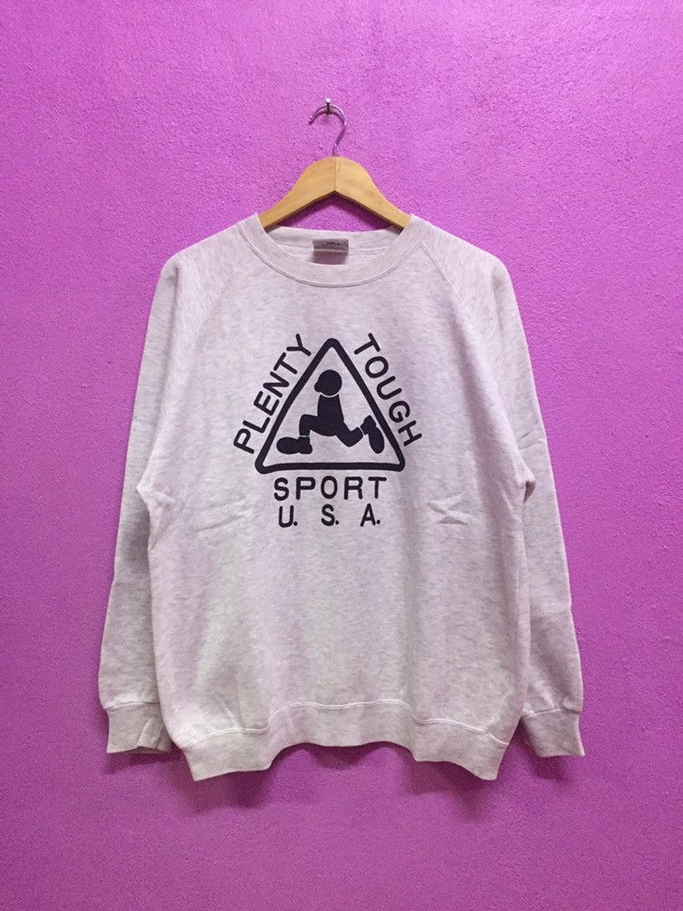 Vintage Vintage 90’s Plenty Tough Sport Sweatshirts Size Large Size US L / EU 52-54 / 3 - 1 Thumbnail