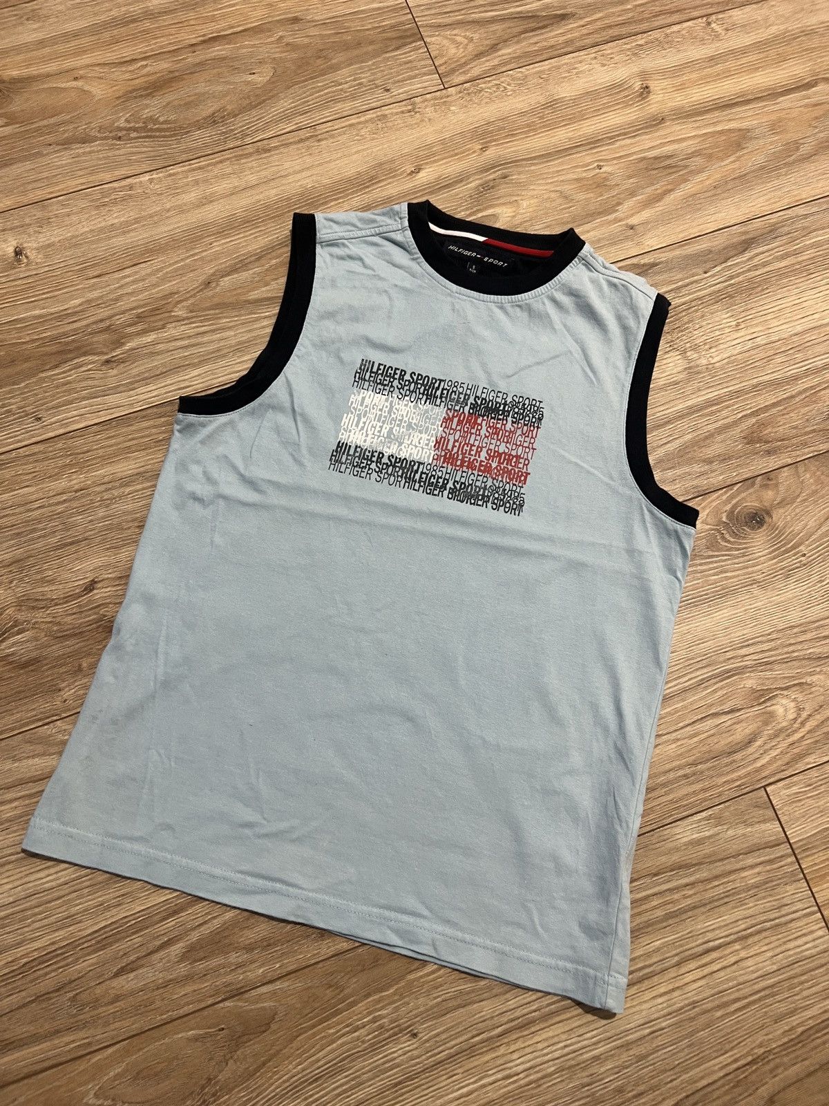 Tommy Hilfiger × Vintage Sleeveless Tommy Hilfiger Sport Vintage Rare Size US S / EU 44-46 / 1 - 1 Thumbnail