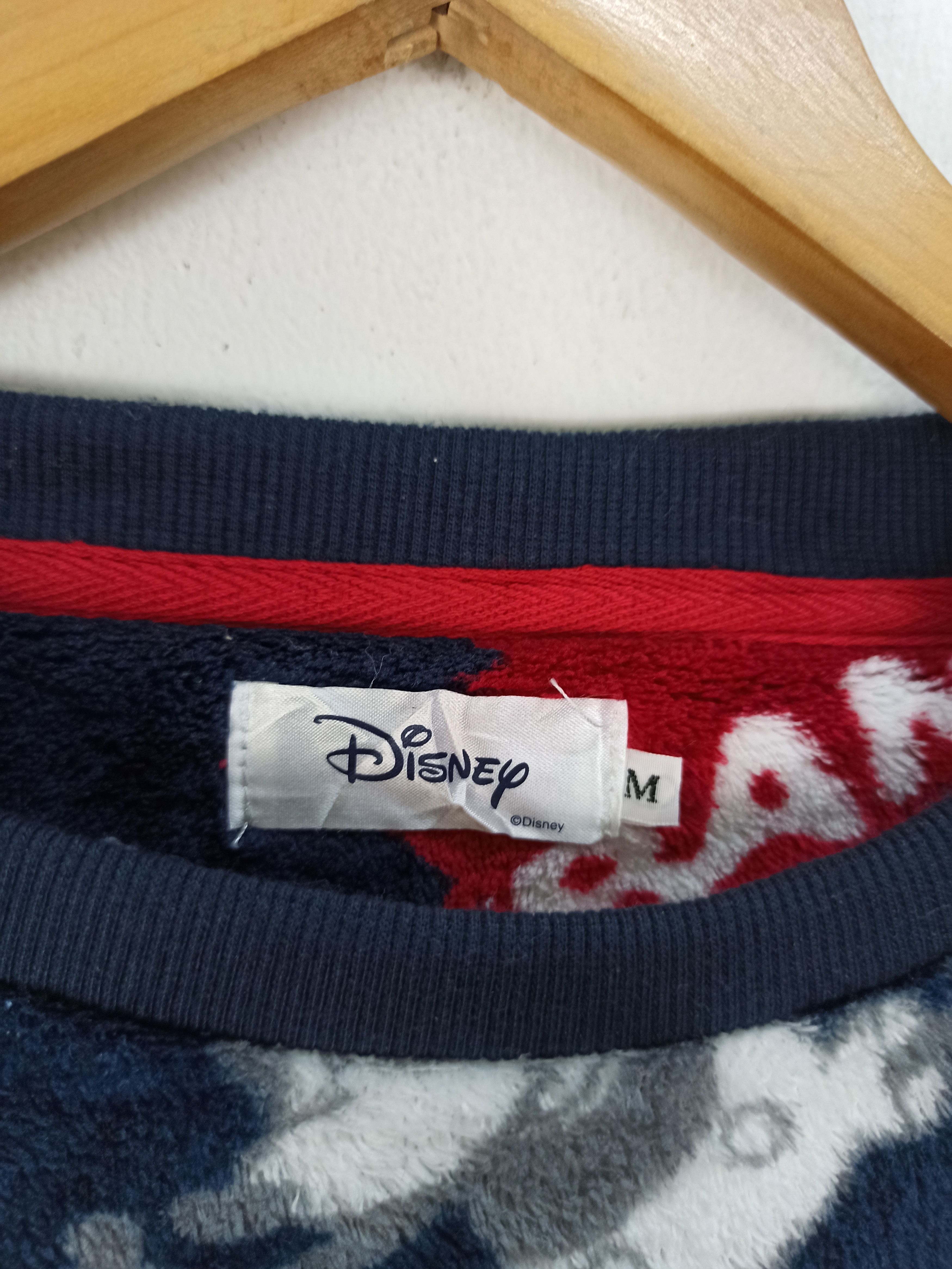 Disney 🔥STEALS🔥 Mickey Full Print Fleece Velvet Sweater Jumper Size US M / EU 48-50 / 2 - 4 Thumbnail
