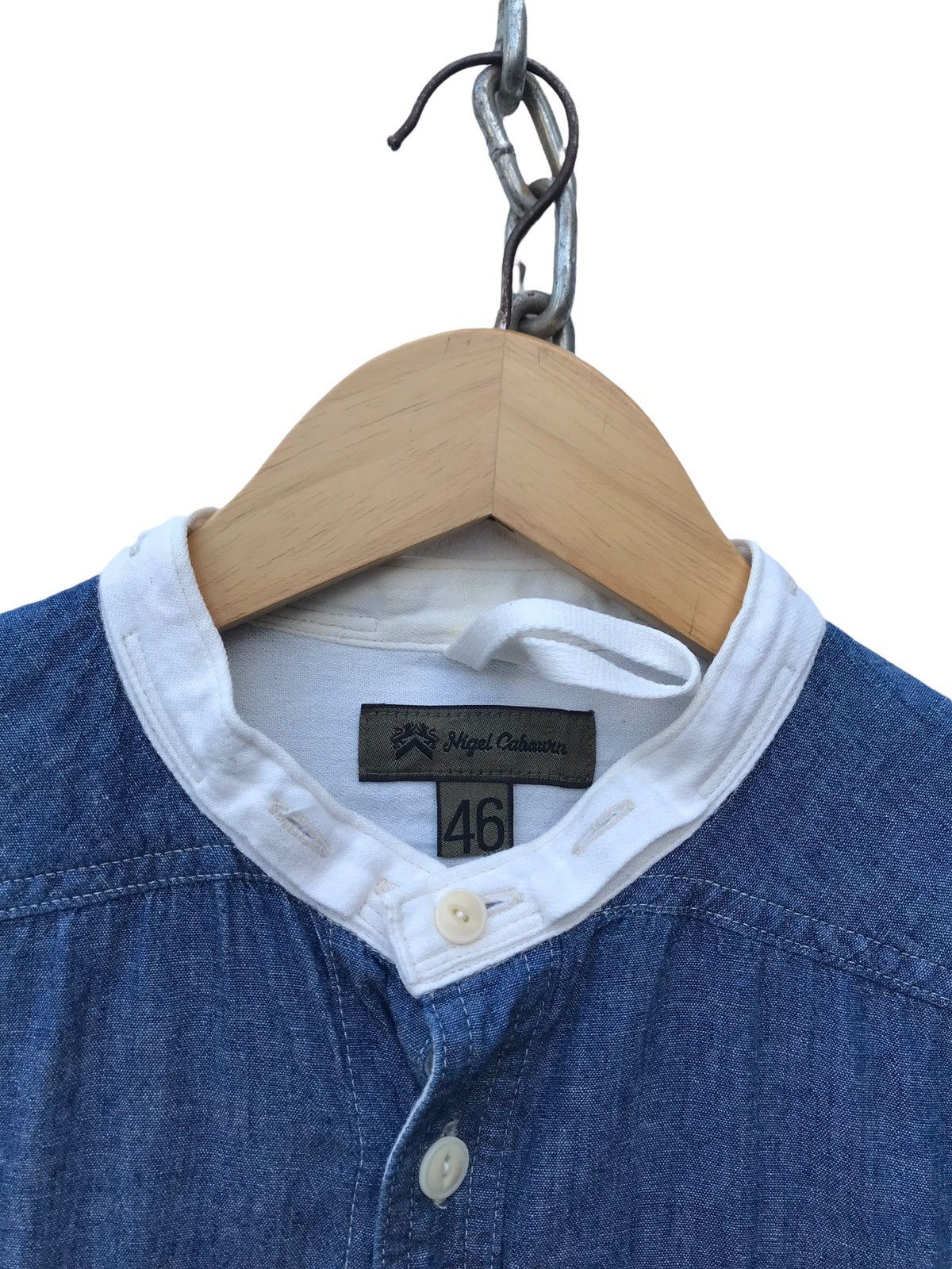 Nigel Cabourn Nigel Cabourn Button Ups Casual Wear Longsleeve Shirt Size US M / EU 48-50 / 2 - 2 Thumbnail