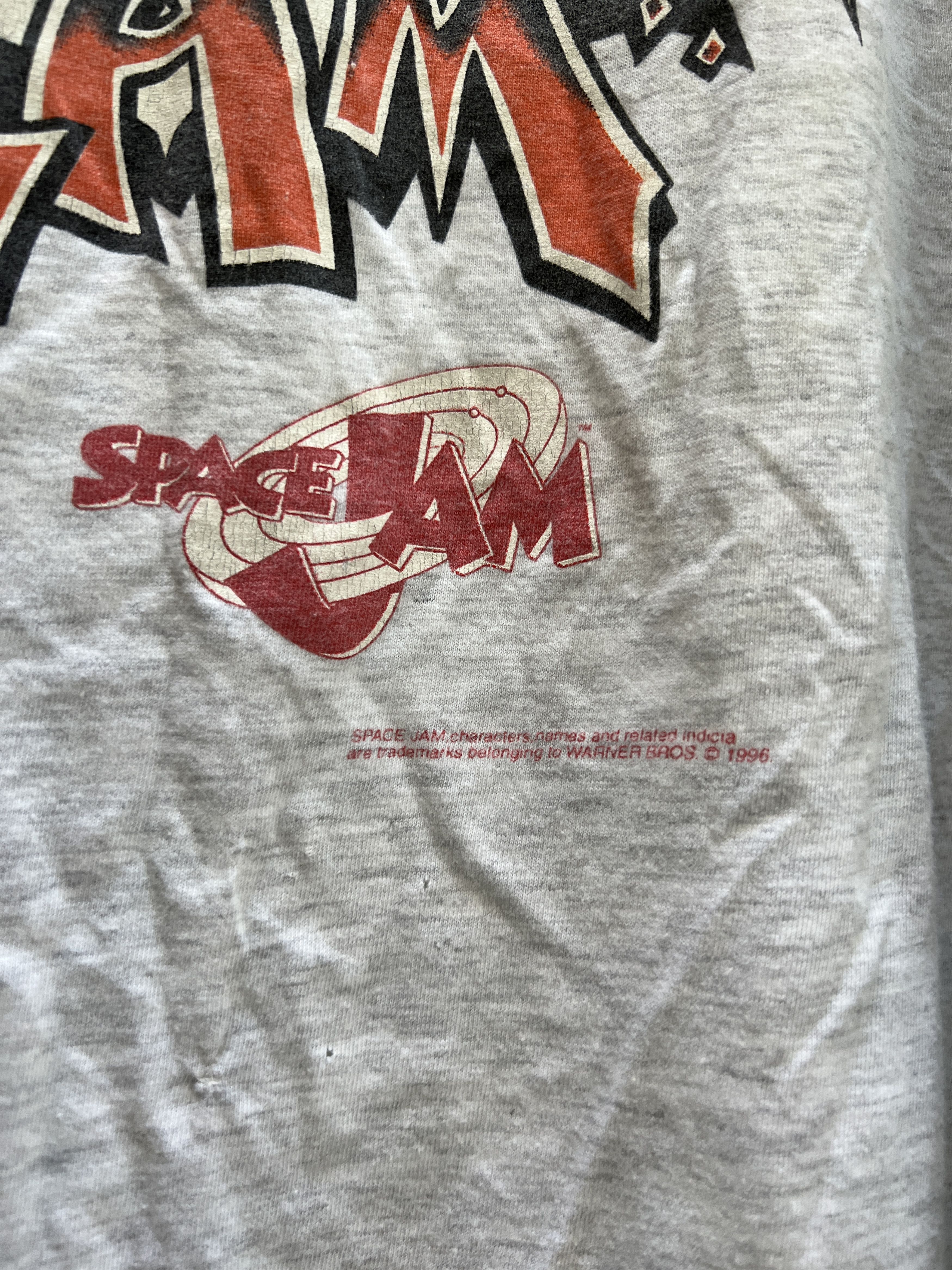 Cartoon Network Looney Tunes Space Jam 1996 Taz Basketball vintage tee Size US XL / EU 56 / 4 - 8 Thumbnail