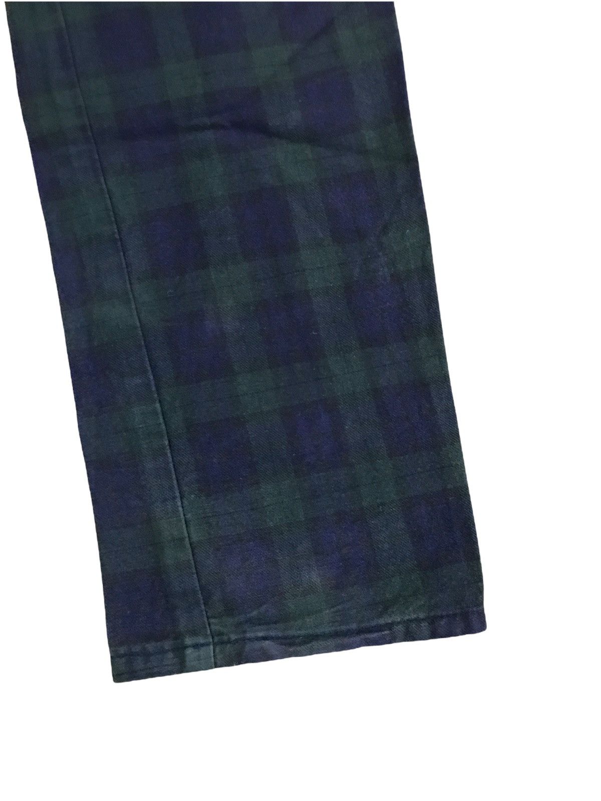 Hysteric Glamour × RAGEBLUE × Vintage Japanese Brand Rageblue Green Plaid Tartan Seditionaries Size US 31 - 9 Thumbnail