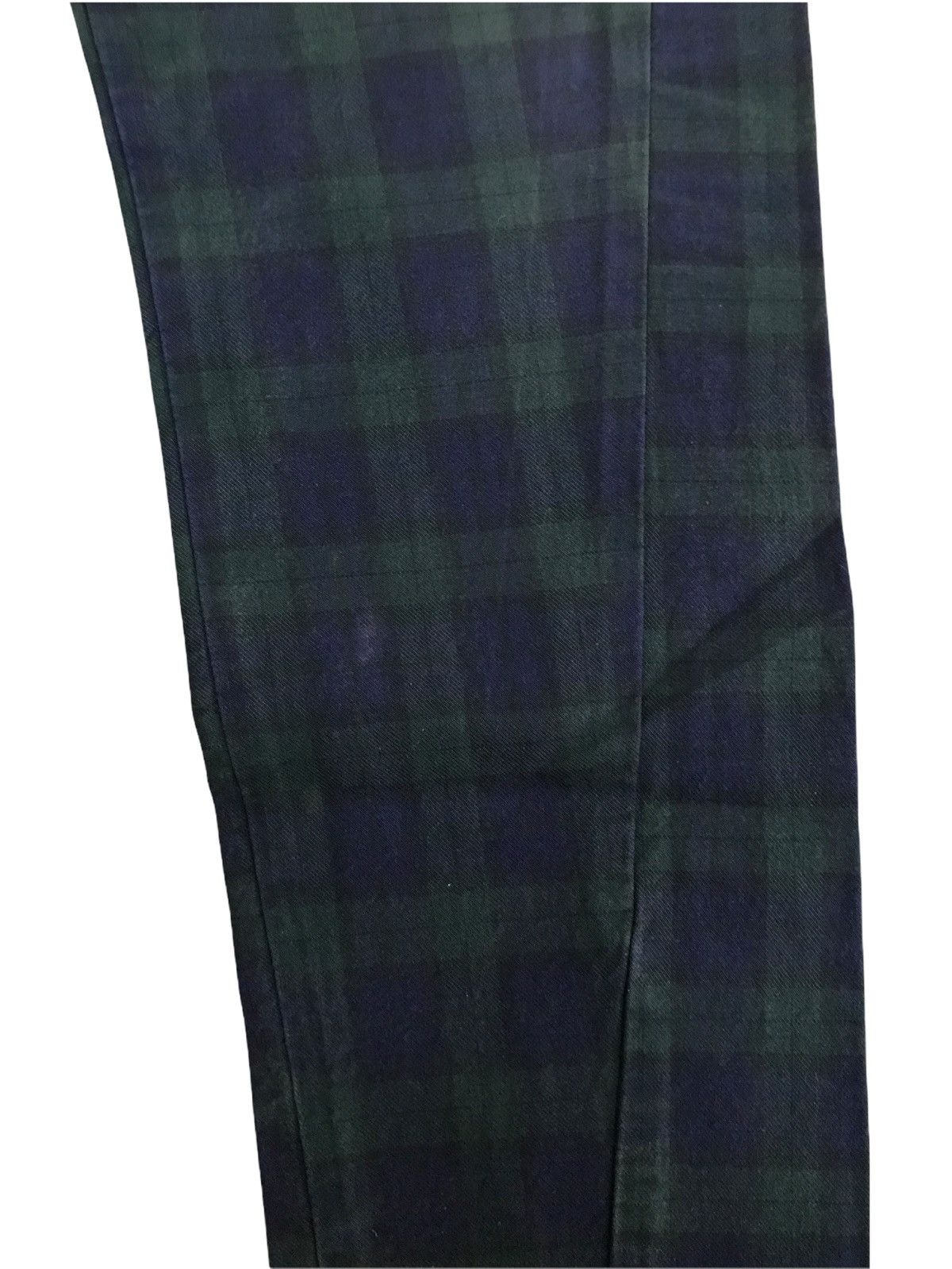 Hysteric Glamour × RAGEBLUE × Vintage Japanese Brand Rageblue Green Plaid Tartan Seditionaries Size US 31 - 7 Thumbnail