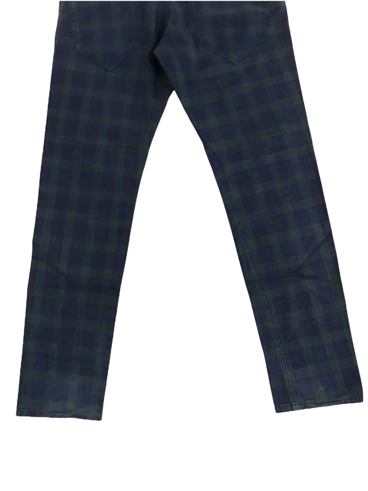 Hysteric Glamour × RAGEBLUE × Vintage Japanese Brand Rageblue Green Plaid Tartan Seditionaries Size US 31 - 6 Thumbnail