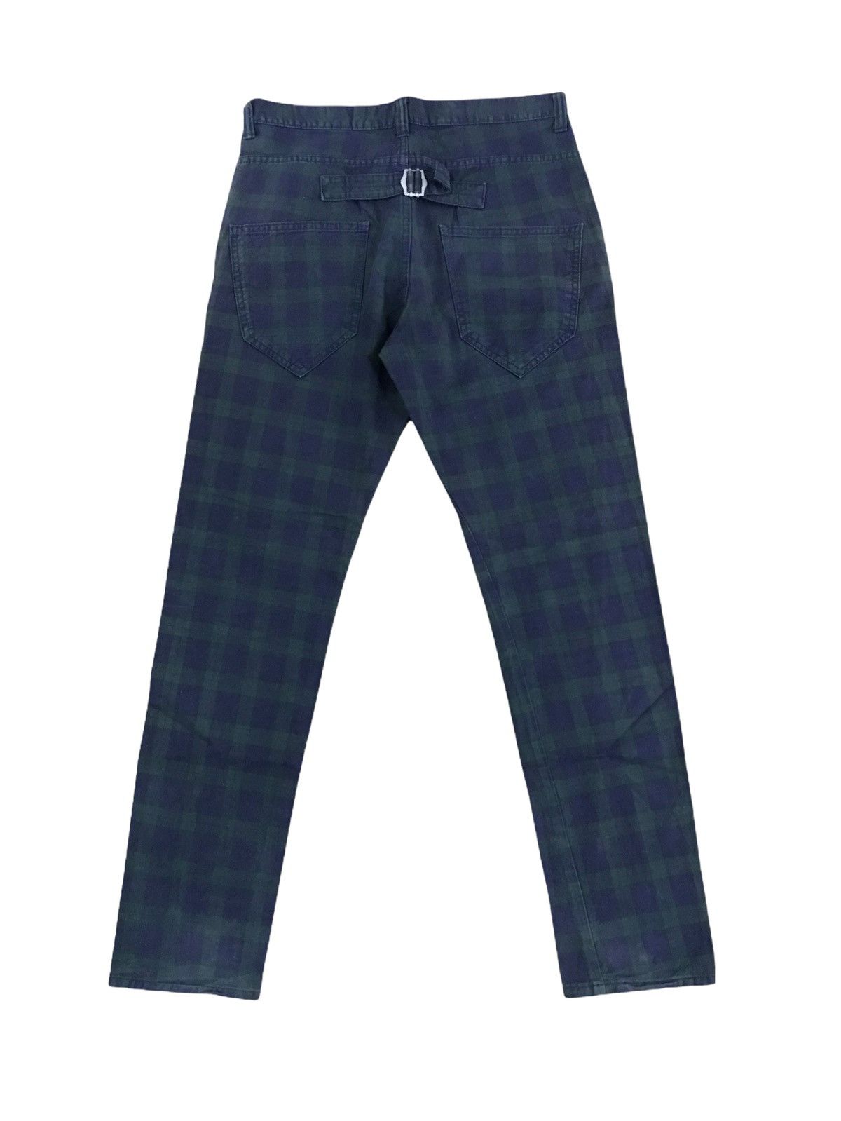 Hysteric Glamour × RAGEBLUE × Vintage Japanese Brand Rageblue Green Plaid Tartan Seditionaries Size US 31 - 1 Thumbnail