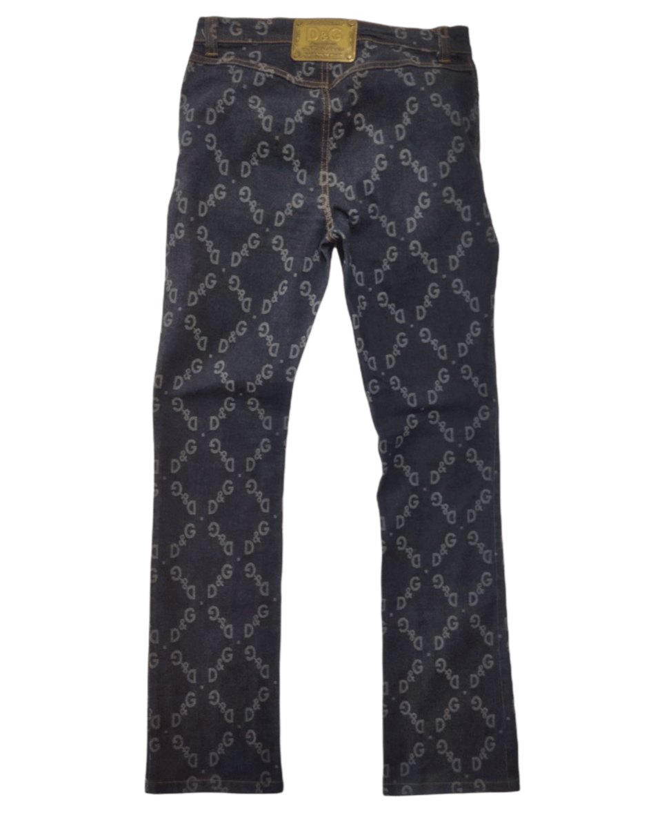 Dolce & Gabbana Dolce & Gabbana Monogram Full Printed Jeans Size 28" / US 6 / IT 42 - 2 Thumbnail