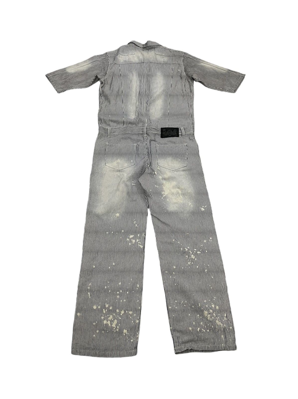 Japanese Brand × Seditionaries Vintage Lowbox Japan Overall Jumpsuit Hickory Painter Punk Size US 39 - 8 Thumbnail