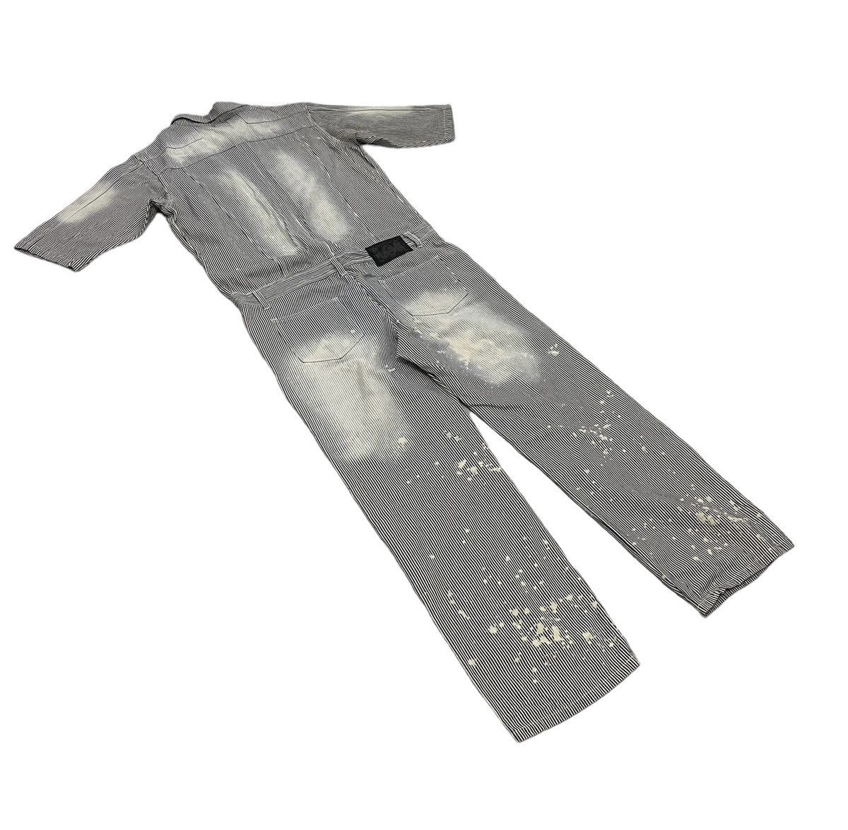 Japanese Brand × Seditionaries Vintage Lowbox Japan Overall Jumpsuit Hickory Painter Punk Size US 39 - 9 Thumbnail