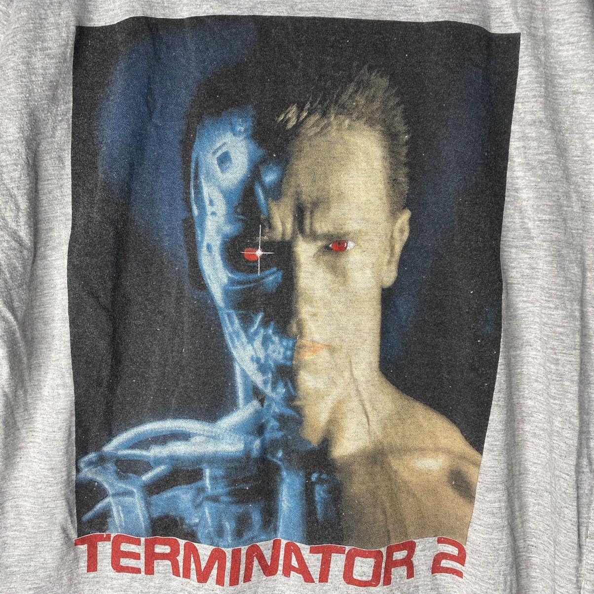 Universal Studios TERMINATOR 2 MOVIE 90s IRON ARNOLD SCHWARZENEGGER T SHIRT Size US M / EU 48-50 / 2 - 2 Thumbnail