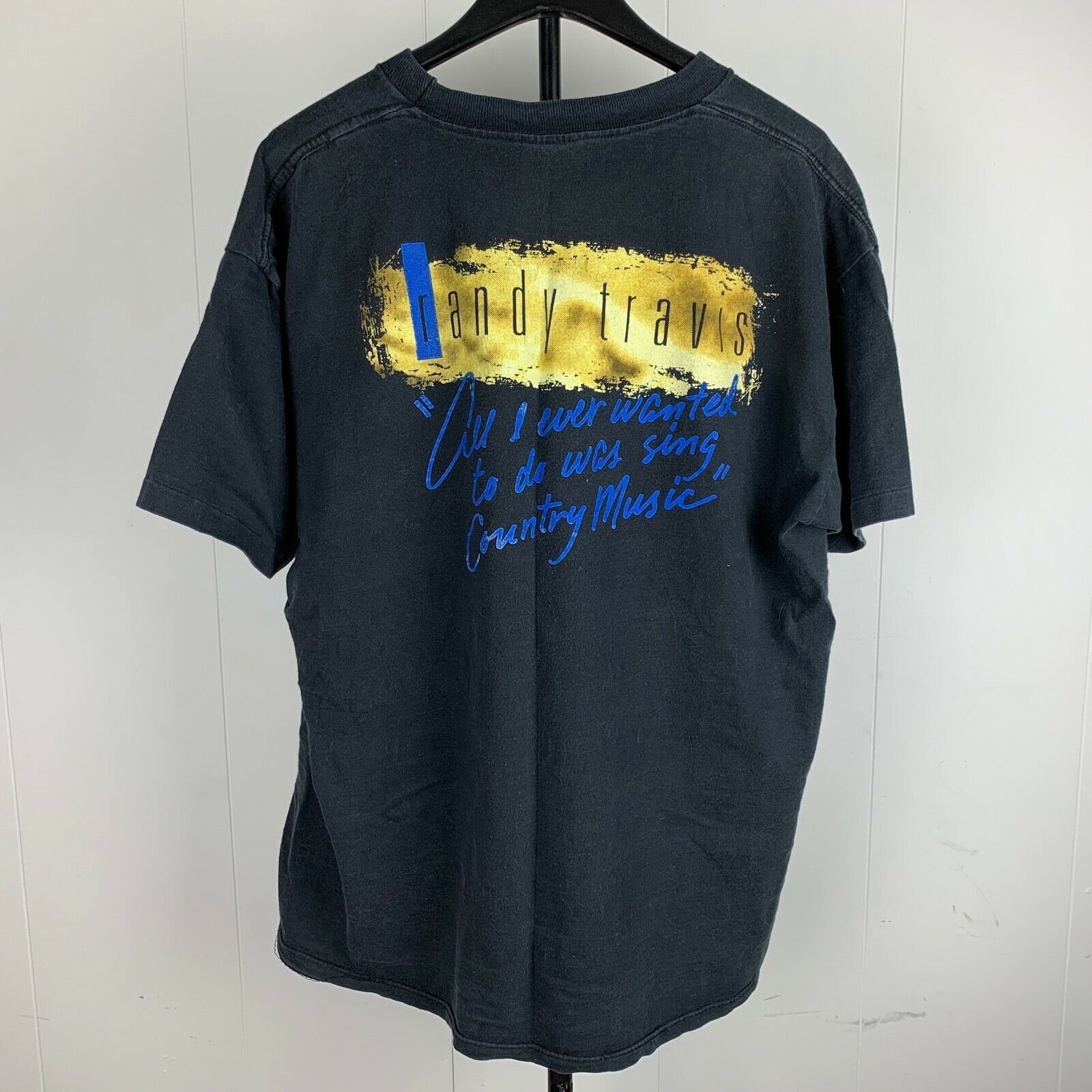 Band Tees Vintage Randy Travis Size US XL / EU 56 / 4 - 4 Thumbnail