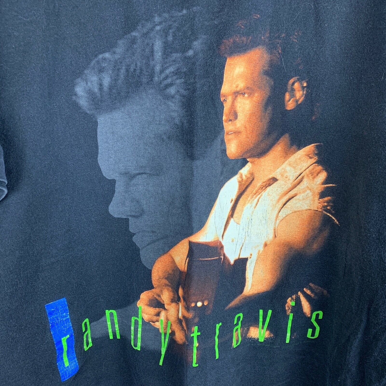 Band Tees Vintage Randy Travis Size US XL / EU 56 / 4 - 2 Thumbnail