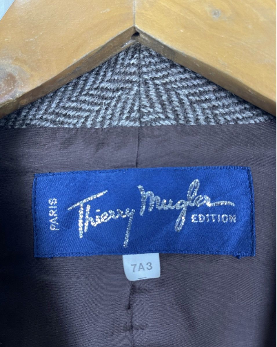 Thierry Mugler VINTAGE THIERRY MUGLER EDITION HOUNDSTOOTH WOOL JACKET Size M / US 6-8 / IT 42-44 - 4 Thumbnail