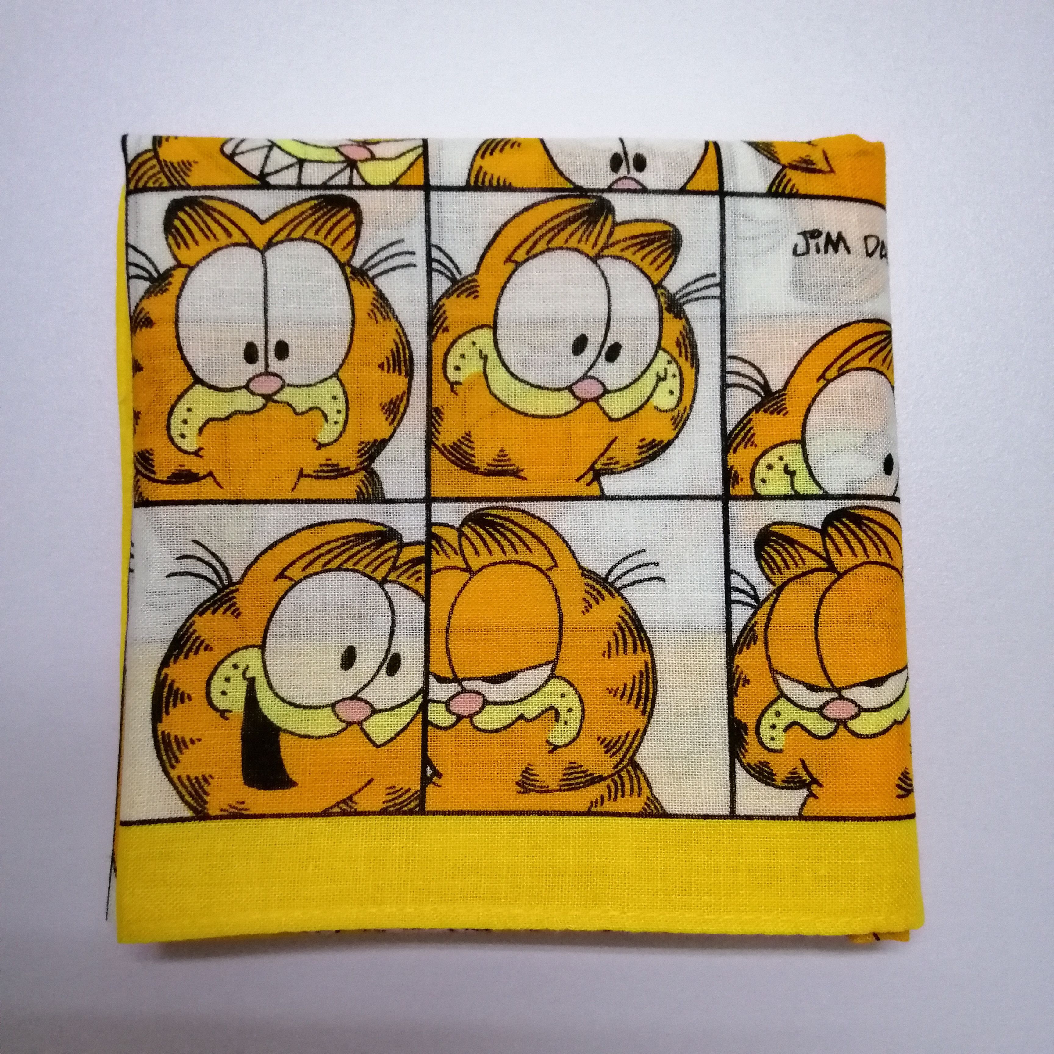 Vintage Vintage Garfield Handkerchief/Neckerchief/Bandana-KD1103 Size ONE SIZE - 12 Thumbnail