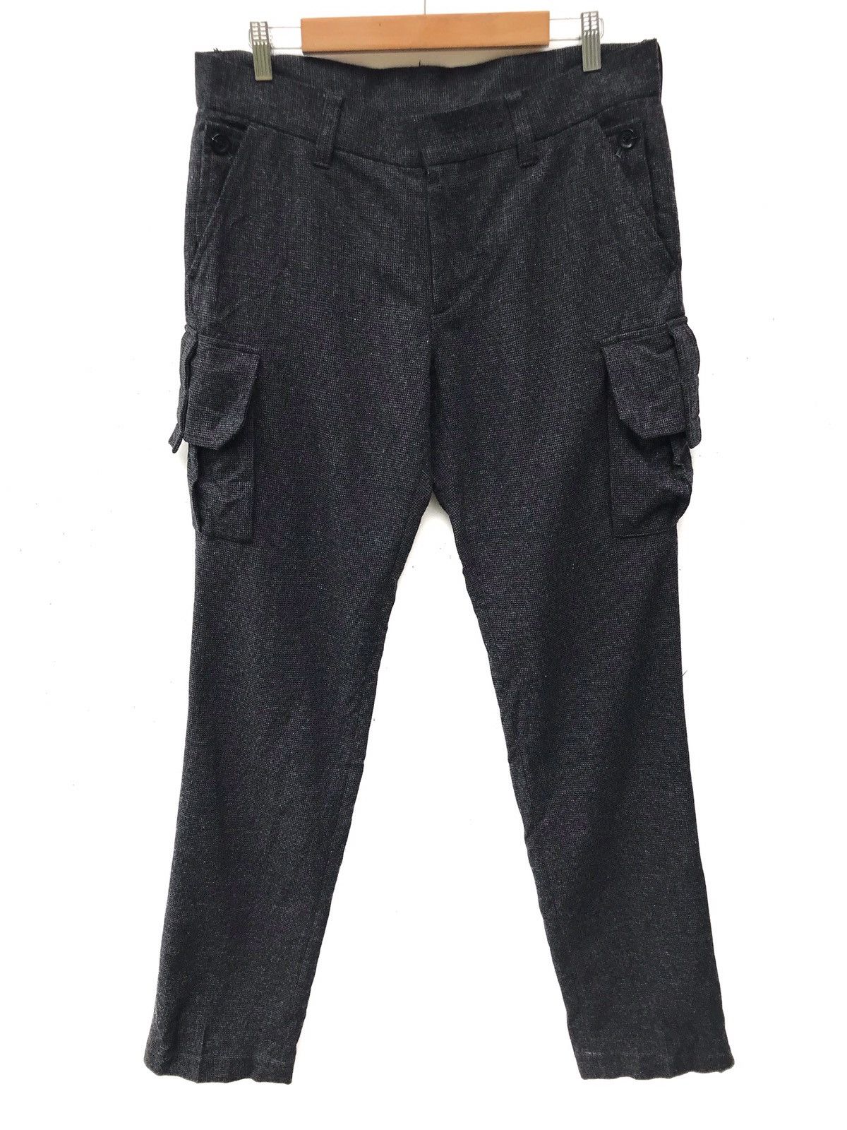 5351 POUR LES HOMMES 5351 Pour Les Hommes Wool Cargo Pants Size US 34 / EU 50 - 1 Thumbnail