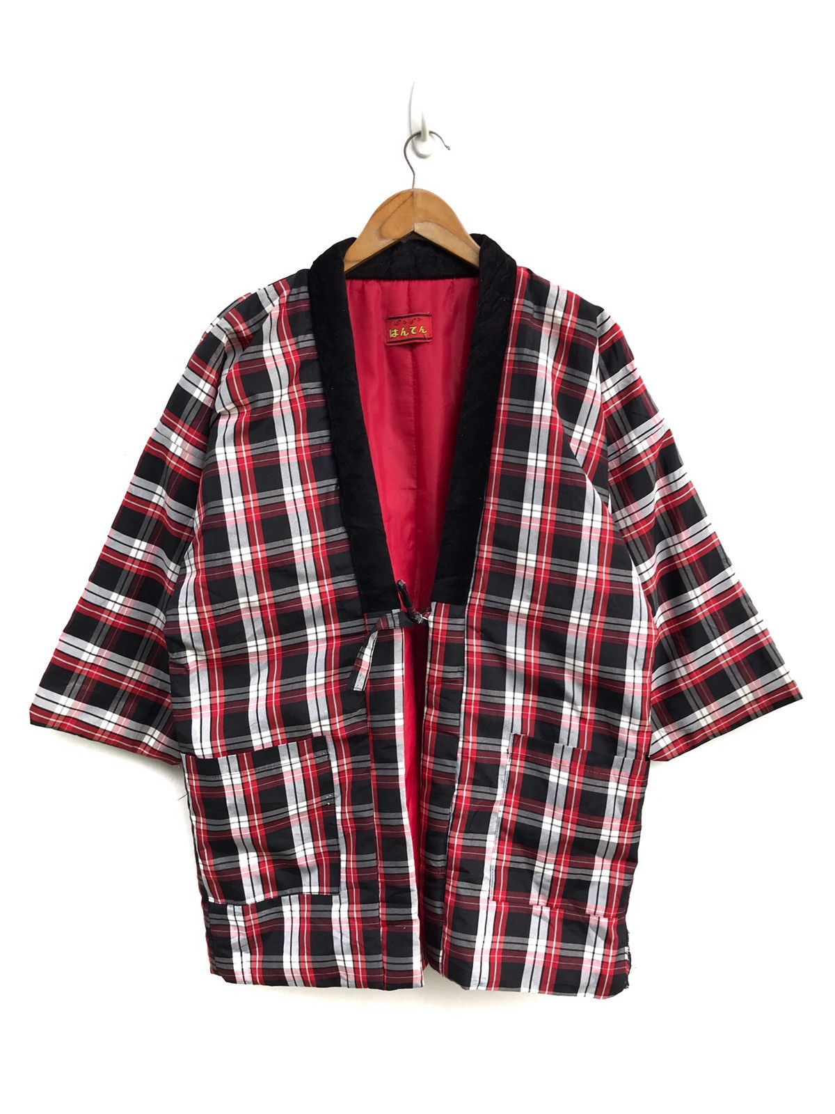 Japanese Brand Vintage Winter Kimono Checkered Design Quilted Size US M / EU 48-50 / 2 - 3 Thumbnail