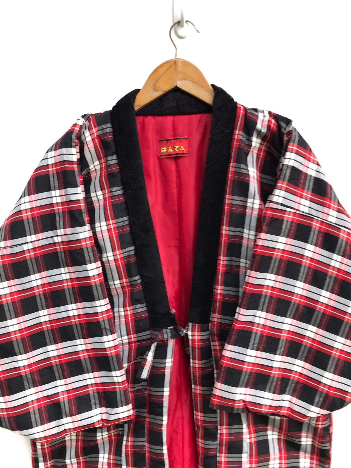 Japanese Brand Vintage Winter Kimono Checkered Design Quilted Size US M / EU 48-50 / 2 - 2 Thumbnail