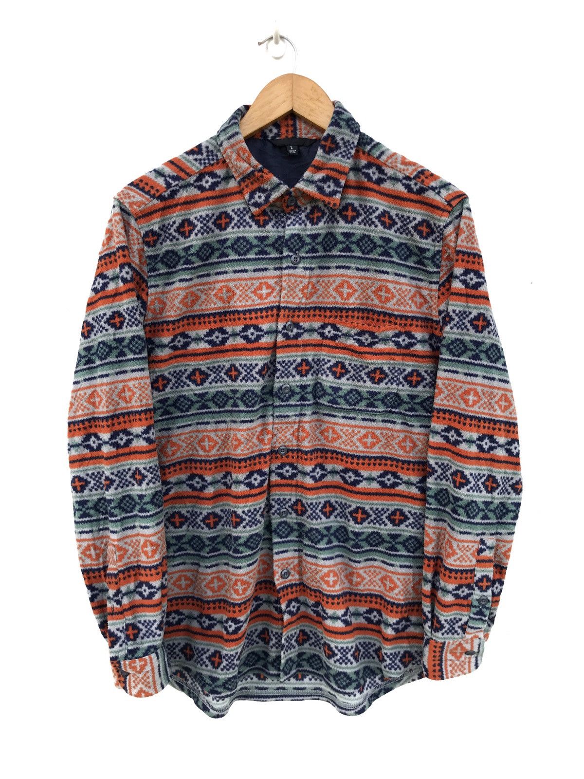 Uniqlo Uniqlo Navajo Abstracts Fleece Shirts Kapital Style Size US M / EU 48-50 / 2 - 1 Thumbnail