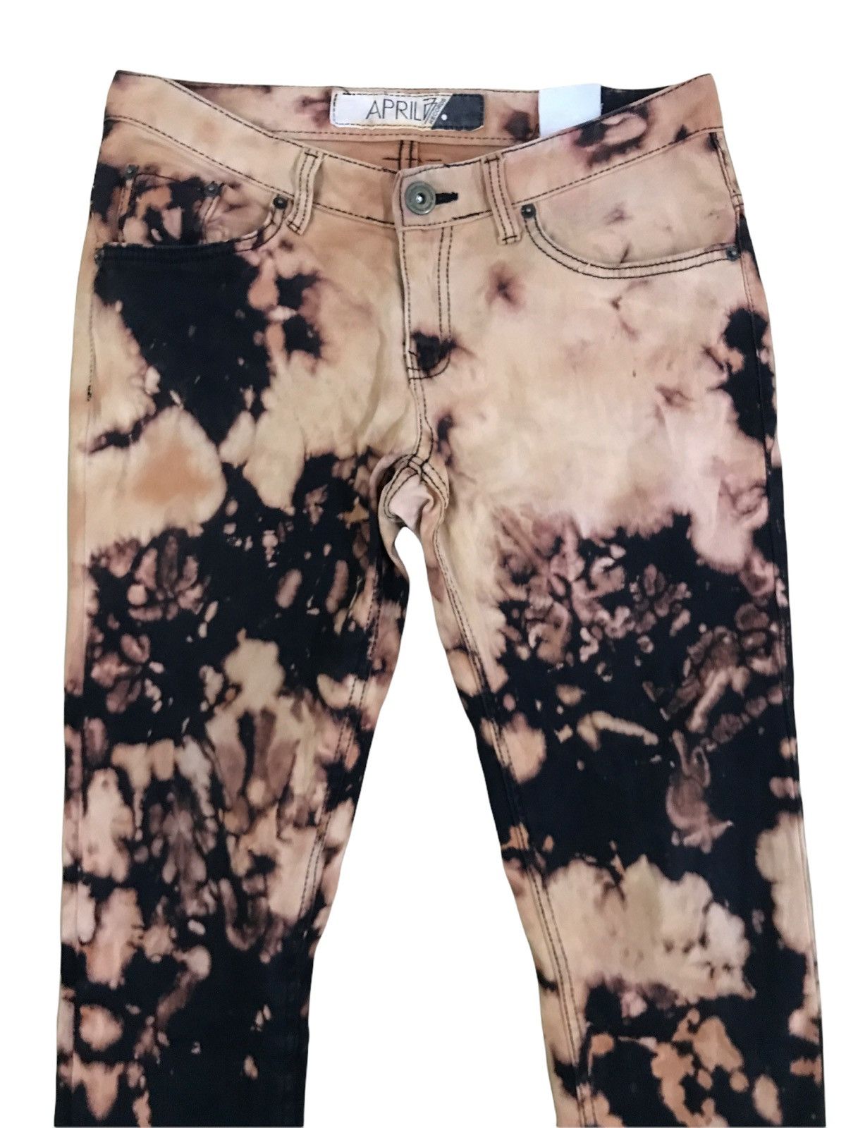April 77 April 77 Black Custom Madness Tie Dye Size US 29 - 7 Thumbnail