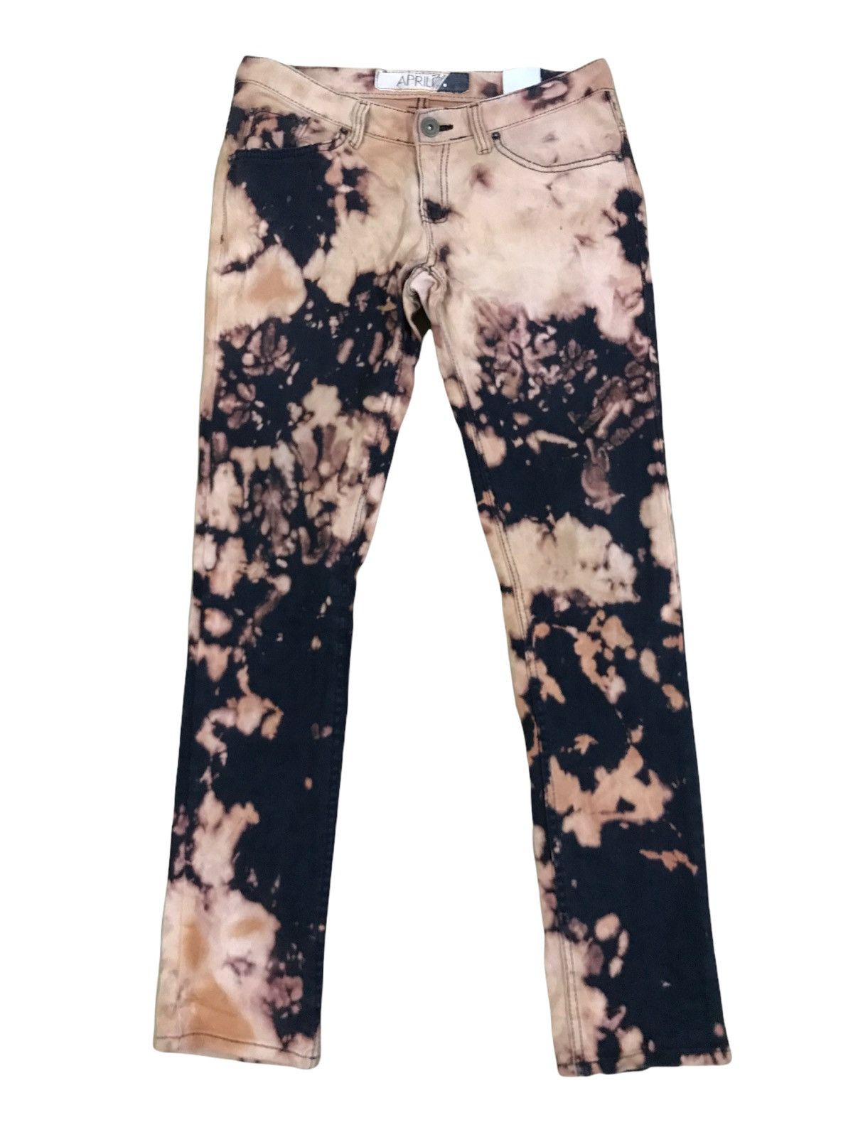 April 77 April 77 Black Custom Madness Tie Dye Size US 29 - 3 Thumbnail