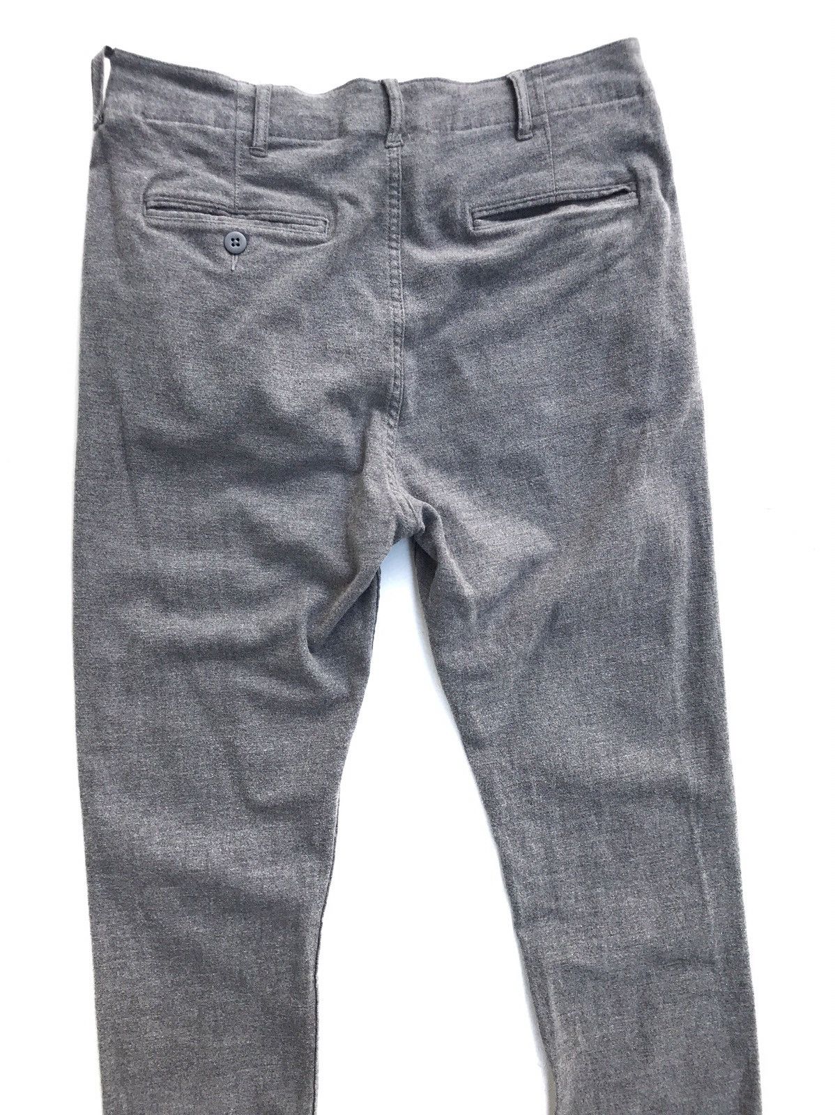 Beams Plus Beams Light Grey Minimalist Slim Fit Slack Cotton Pants Size US 30 / EU 46 - 4 Thumbnail