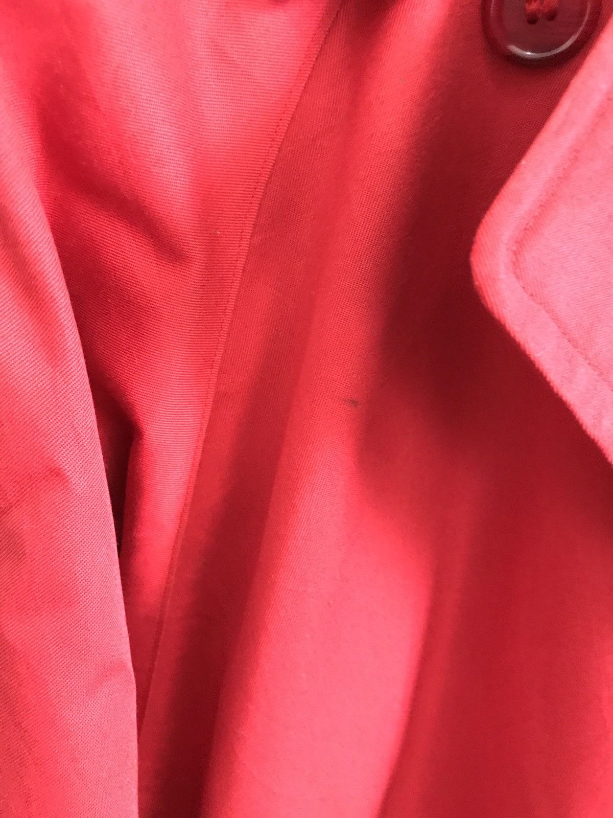 Burberry Made In England Vintage Burberry's Red Trench Coat Jacket Size US M / EU 48-50 / 2 - 8 Thumbnail