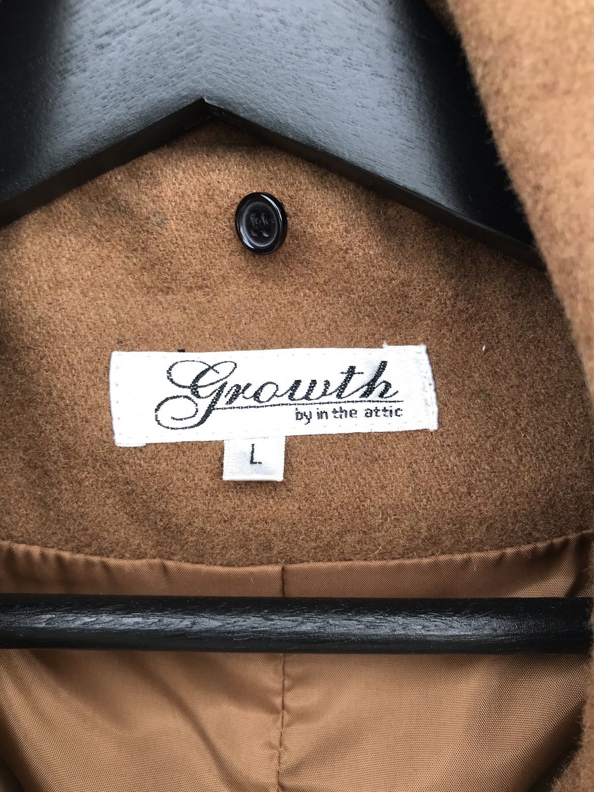 In The Attic Japanese Brand In The Attic Wool Double Collar Biker Jacket Size US S / EU 44-46 / 1 - 3 Thumbnail